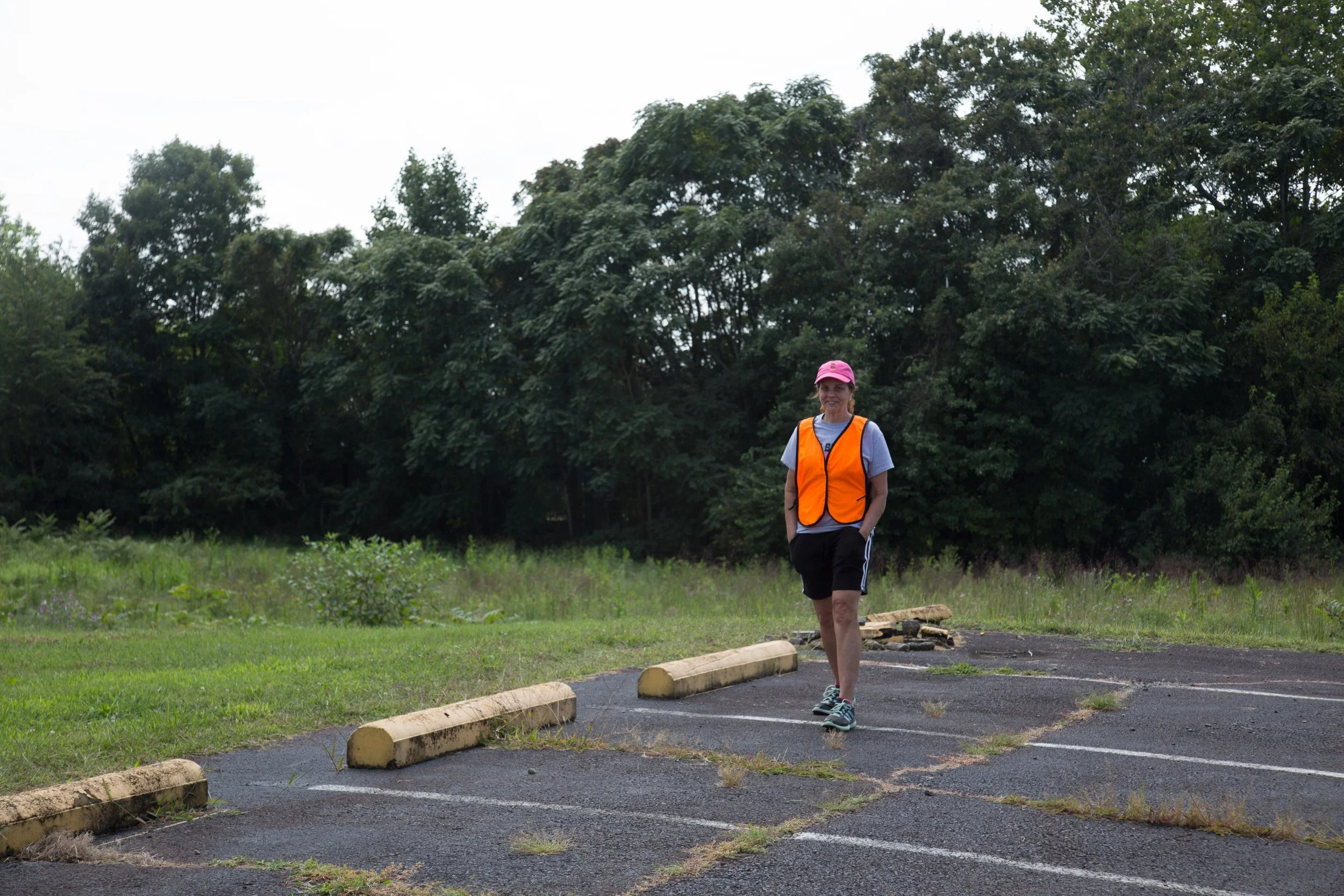 Activists continue their march from Charlottesville, Virginia to Washington, D.C. for a third day on August 30, 2017. The march, which is in protest against white supremacy, originally started with around 200 participants. Around 30 are continuing the movement, which will take around ten days.