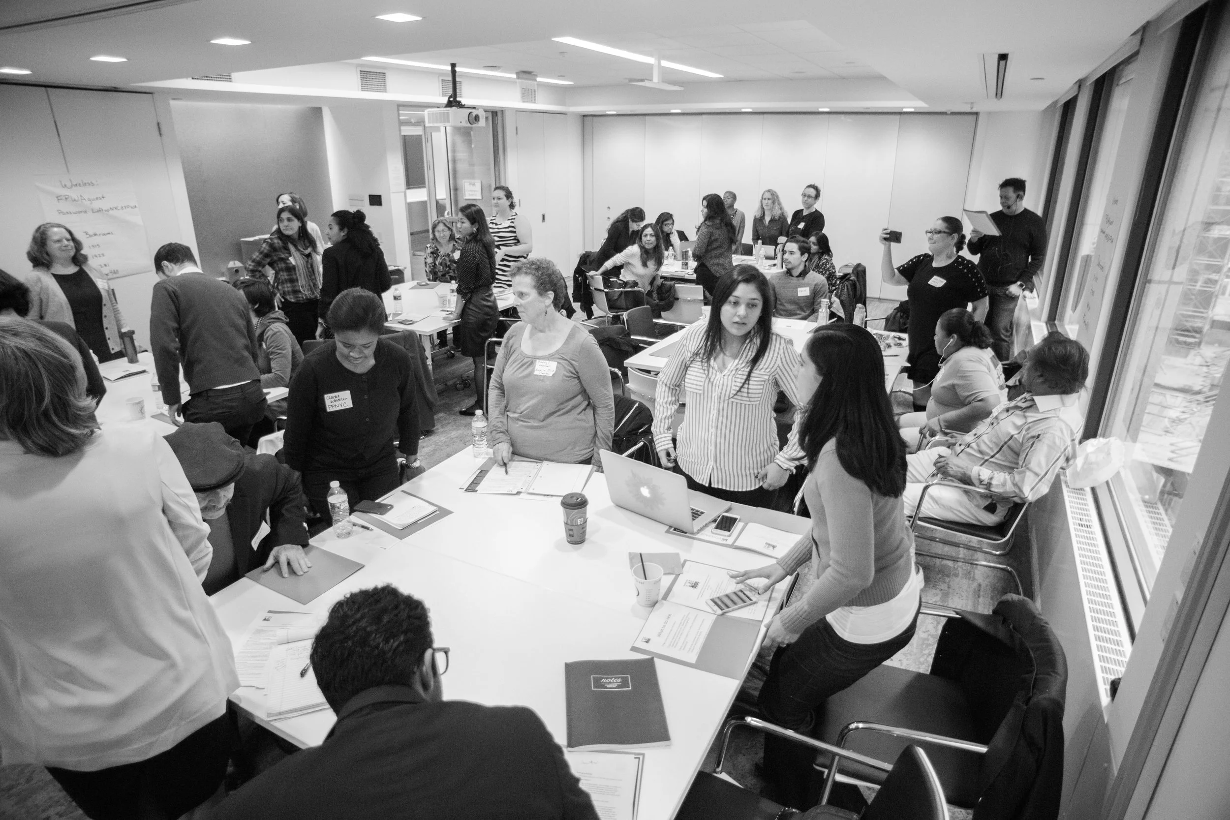 Nonprofit Organizations based in the state of New York gather for a meeting about an upcoming campaign for Healthcare.