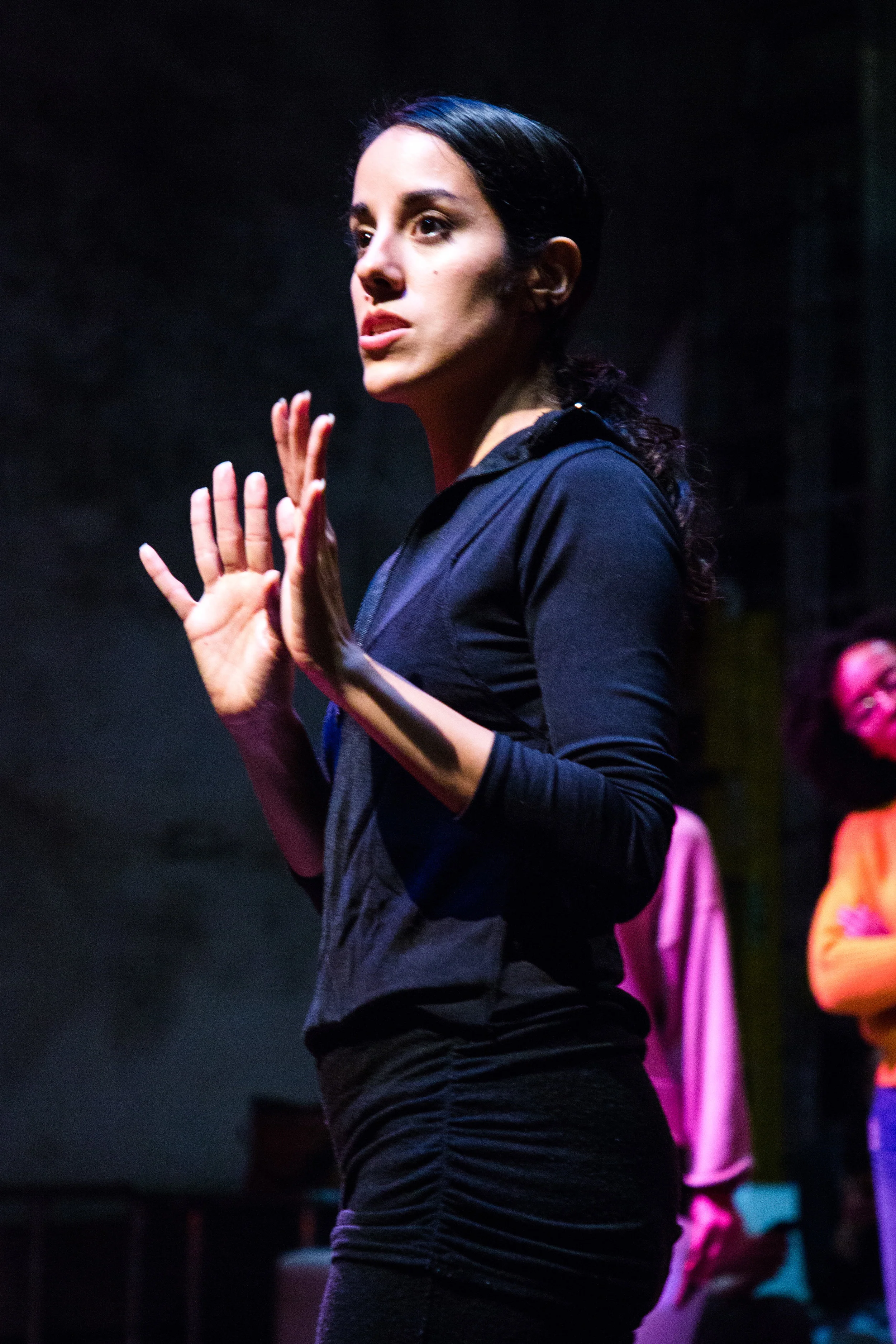The Women's March organization reherses for their upcoming performative action to demand a Clean Dream Act in support of DACA. Recenly, the Trump administration has put DACA on the table to strip millions of immigrant children of thier US citizenship.