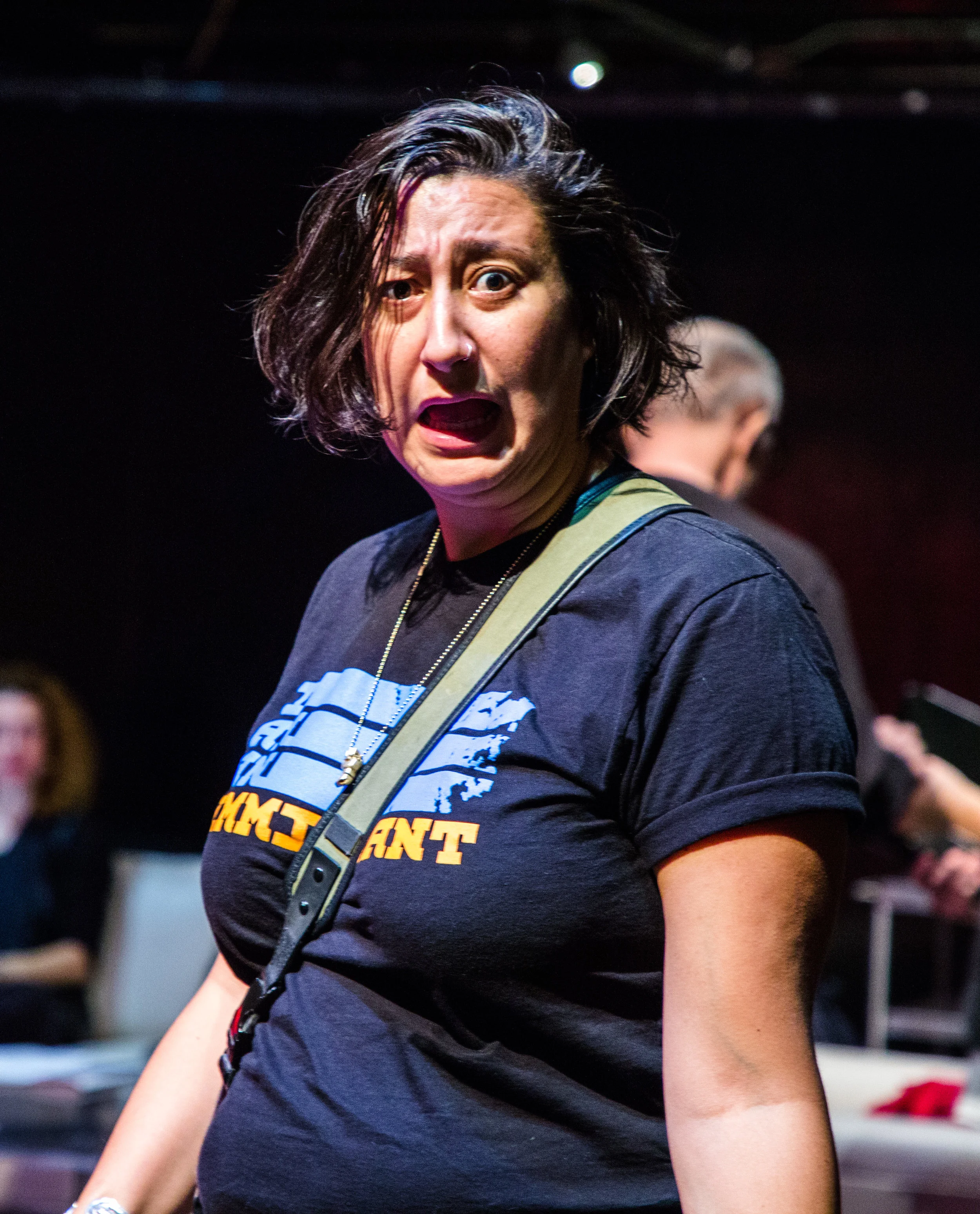 The Women's March organization reherses for their upcoming performative action to demand a Clean Dream Act in support of DACA. Recenly, the Trump administration has put DACA on the table to strip millions of immigrant children of thier US citizenship.