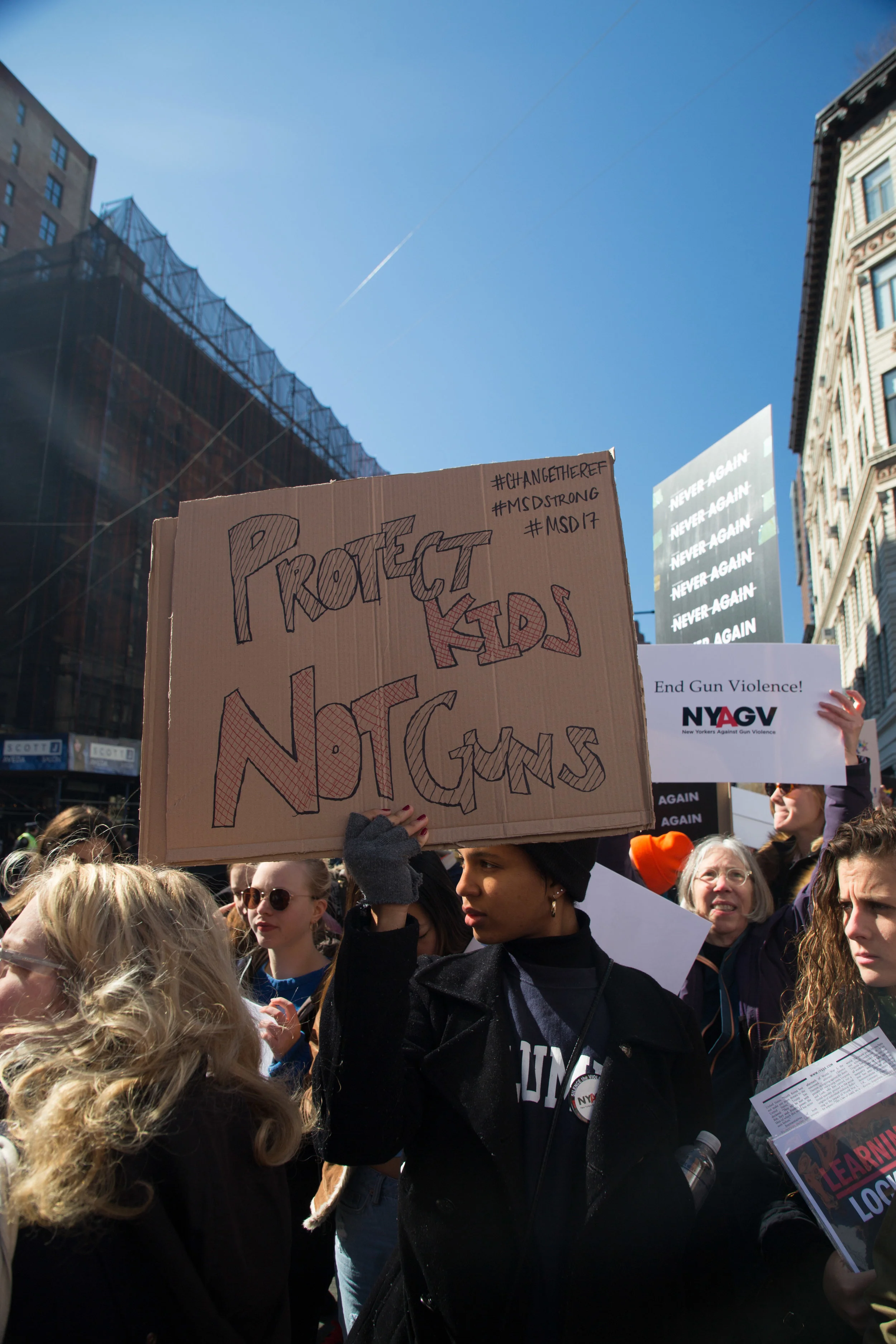 Over 200,000 protesters came out to protest the NRA in favor of Gun Reform. AG Eric Schneiderman joined the march.