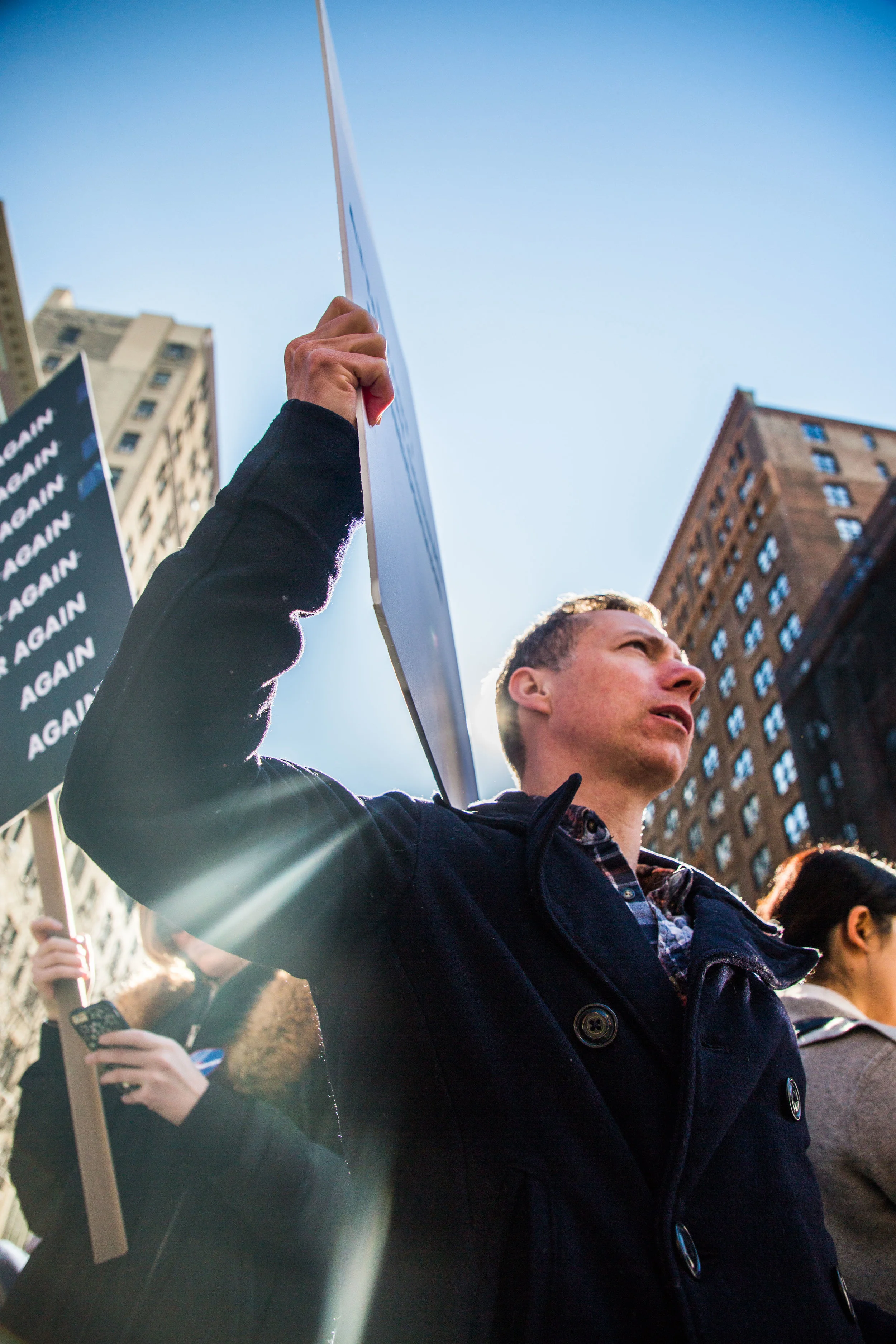 Over 200,000 protesters came out to protest the NRA in favor of Gun Reform. AG Eric Schneiderman joined the march.