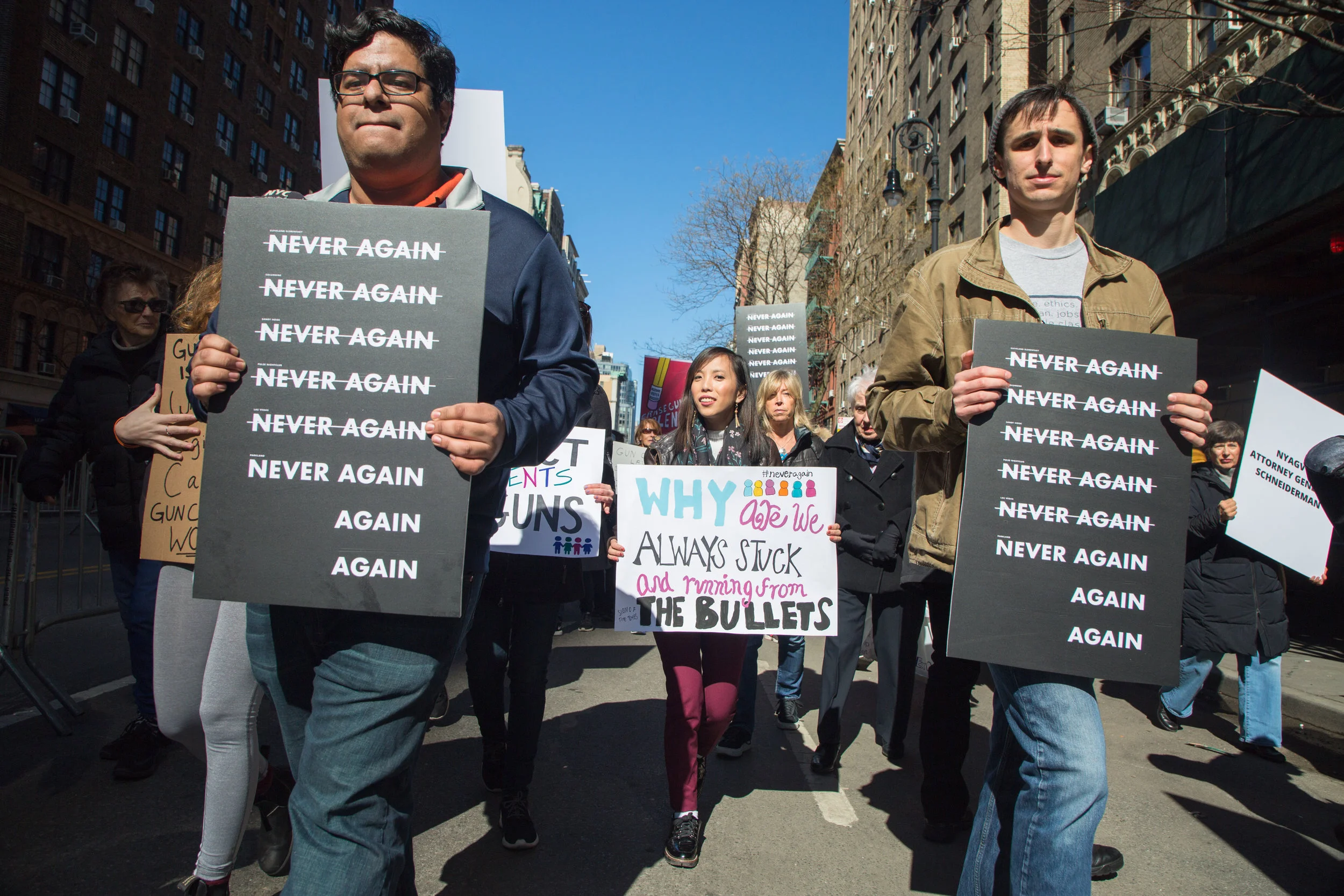 Over 200,000 protesters came out to protest the NRA in favor of Gun Reform. AG Eric Schneiderman joined the march.