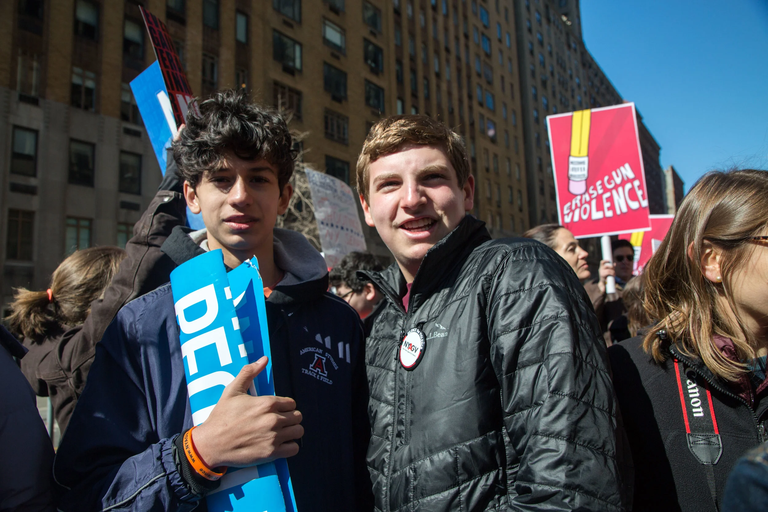 Over 200,000 protesters came out to protest the NRA in favor of Gun Reform. AG Eric Schneiderman joined the march.