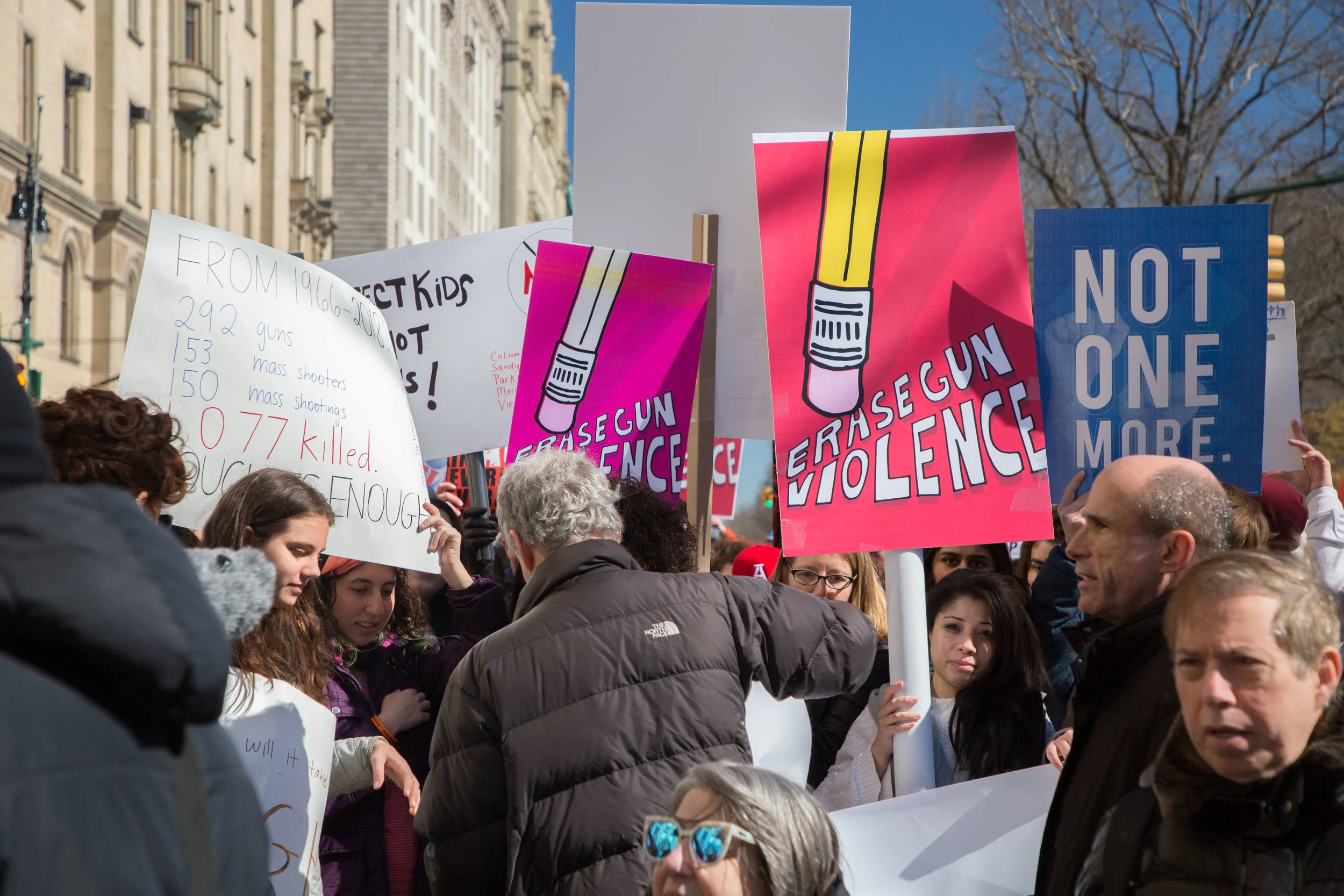 Over 200,000 protesters came out to protest the NRA in favor of Gun Reform. AG Eric Schneiderman joined the march.
