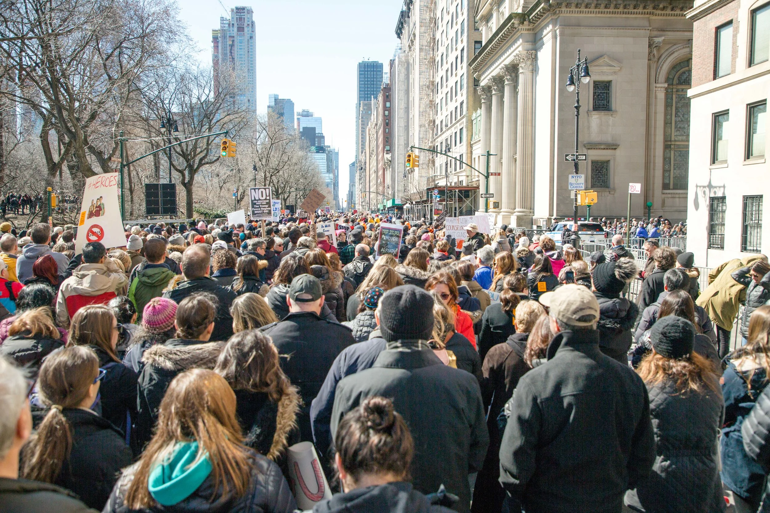 Over 200,000 protesters came out to protest the NRA in favor of Gun Reform. AG Eric Schneiderman joined the march.