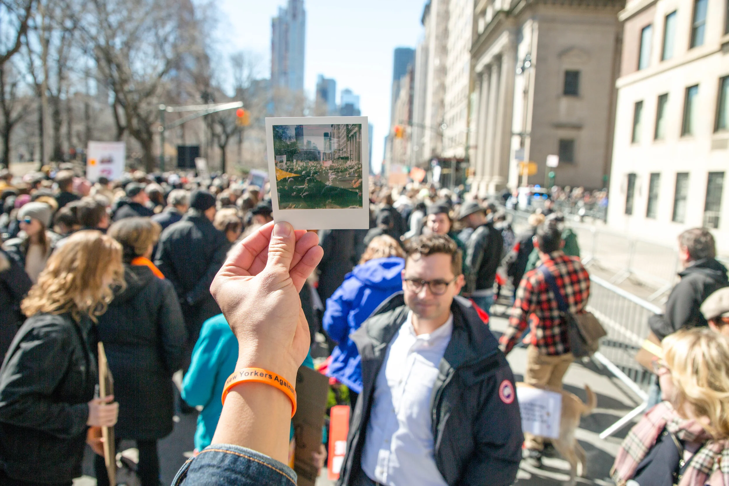 Over 200,000 protesters came out to protest the NRA in favor of Gun Reform. AG Eric Schneiderman joined the march.