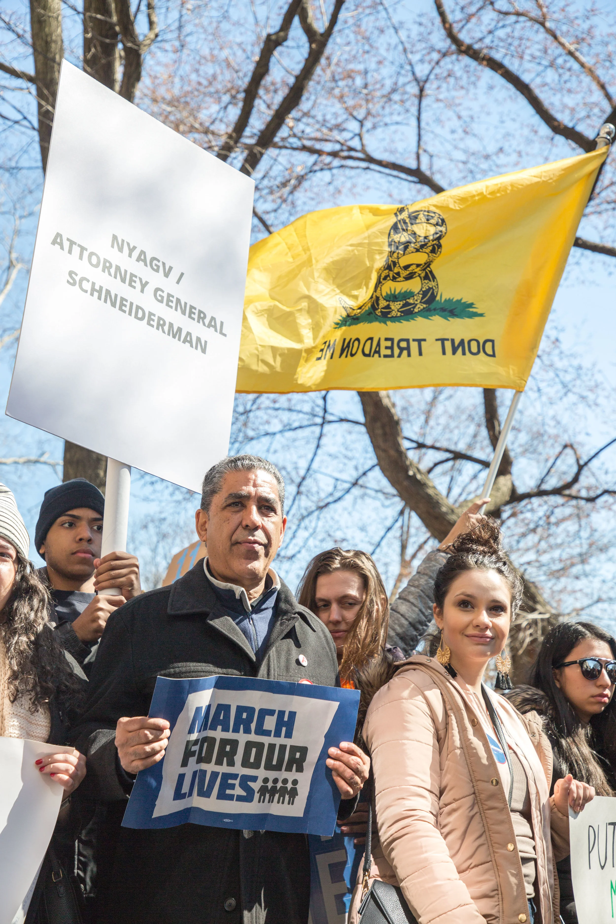 Over 200,000 protesters came out to protest the NRA in favor of Gun Reform. AG Eric Schneiderman joined the march.