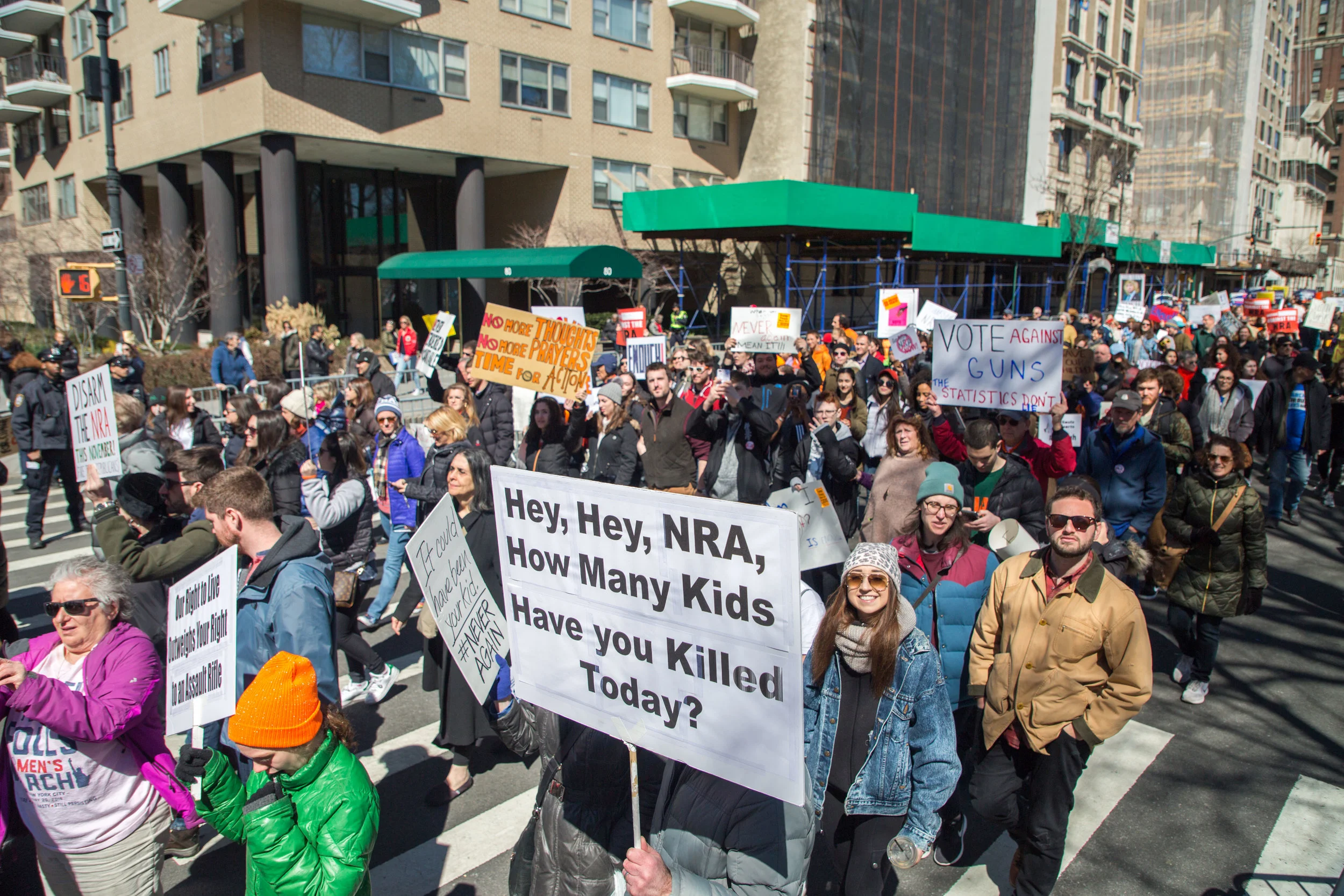 Over 200,000 protesters came out to protest the NRA in favor of Gun Reform. AG Eric Schneiderman joined the march.