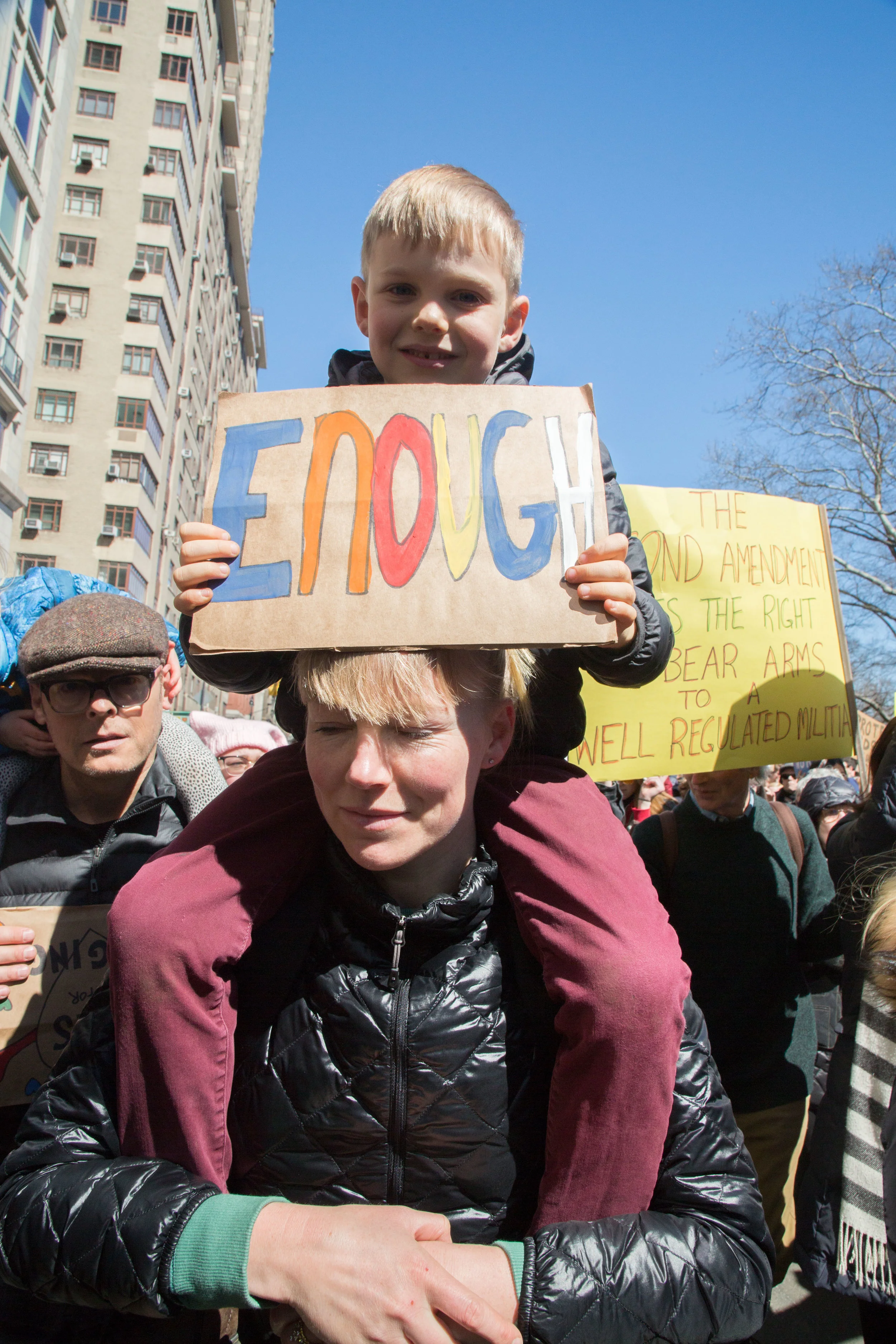 Over 200,000 protesters came out to protest the NRA in favor of Gun Reform. AG Eric Schneiderman joined the march.
