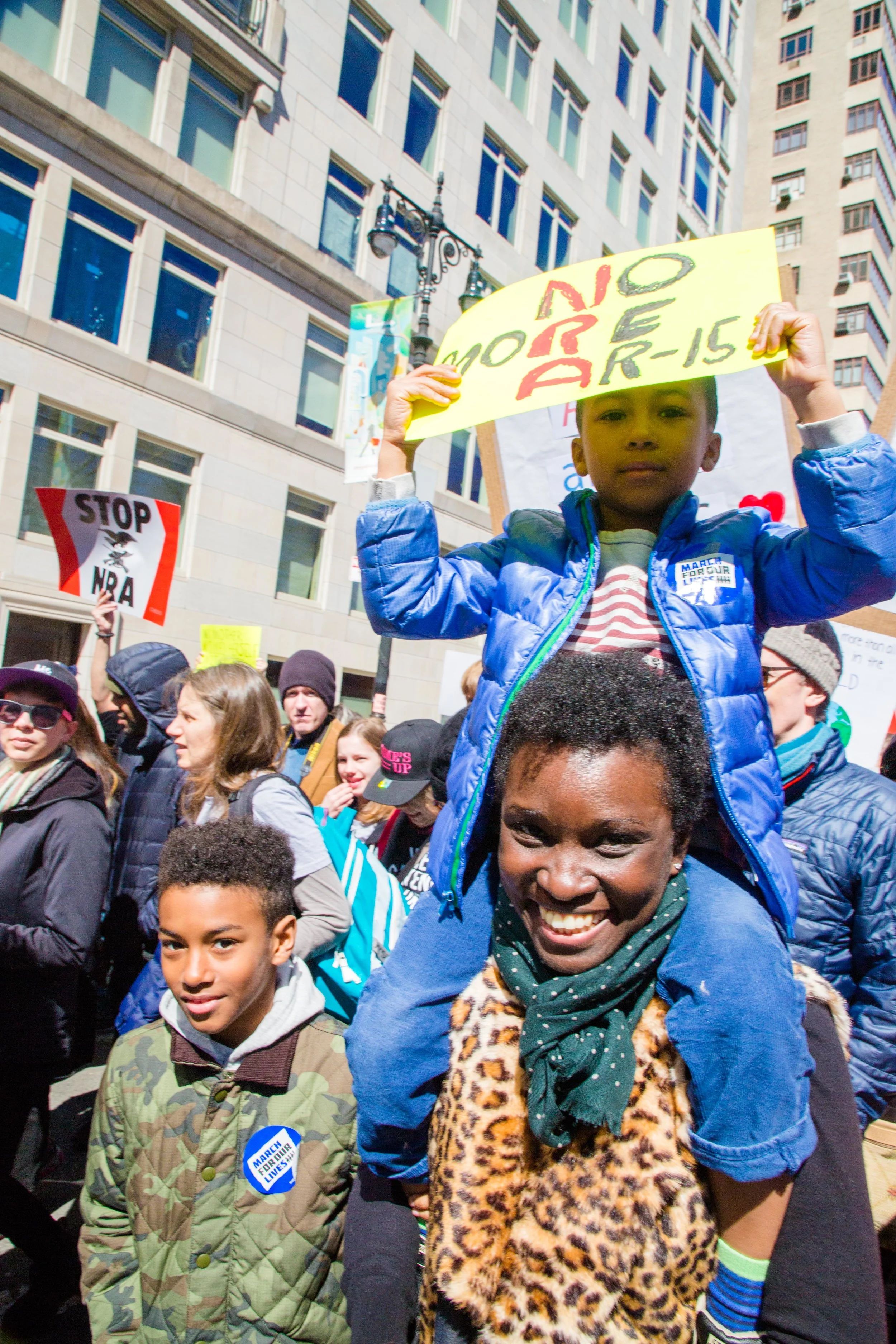 Over 200,000 protesters came out to protest the NRA in favor of Gun Reform. AG Eric Schneiderman joined the march.