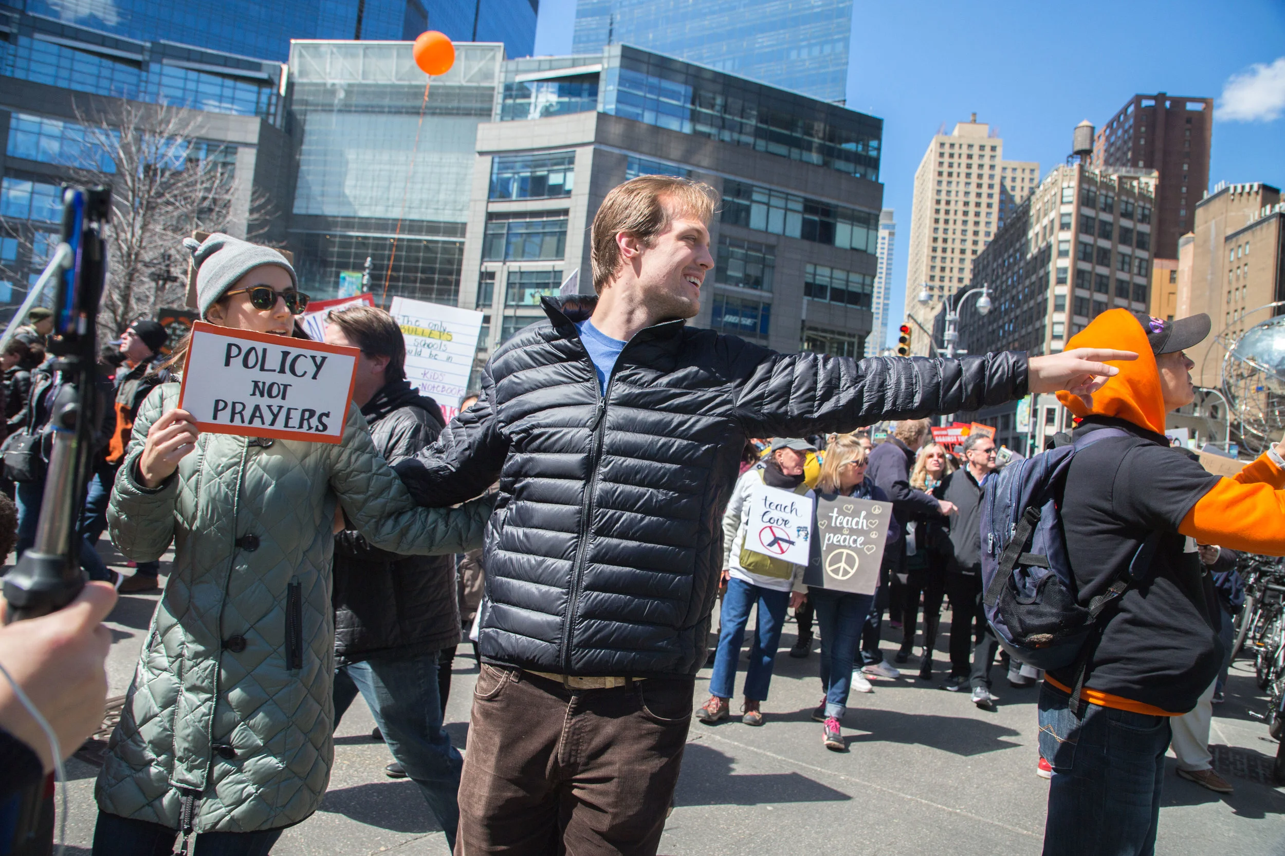 Over 200,000 protesters came out to protest the NRA in favor of Gun Reform. AG Eric Schneiderman joined the march.