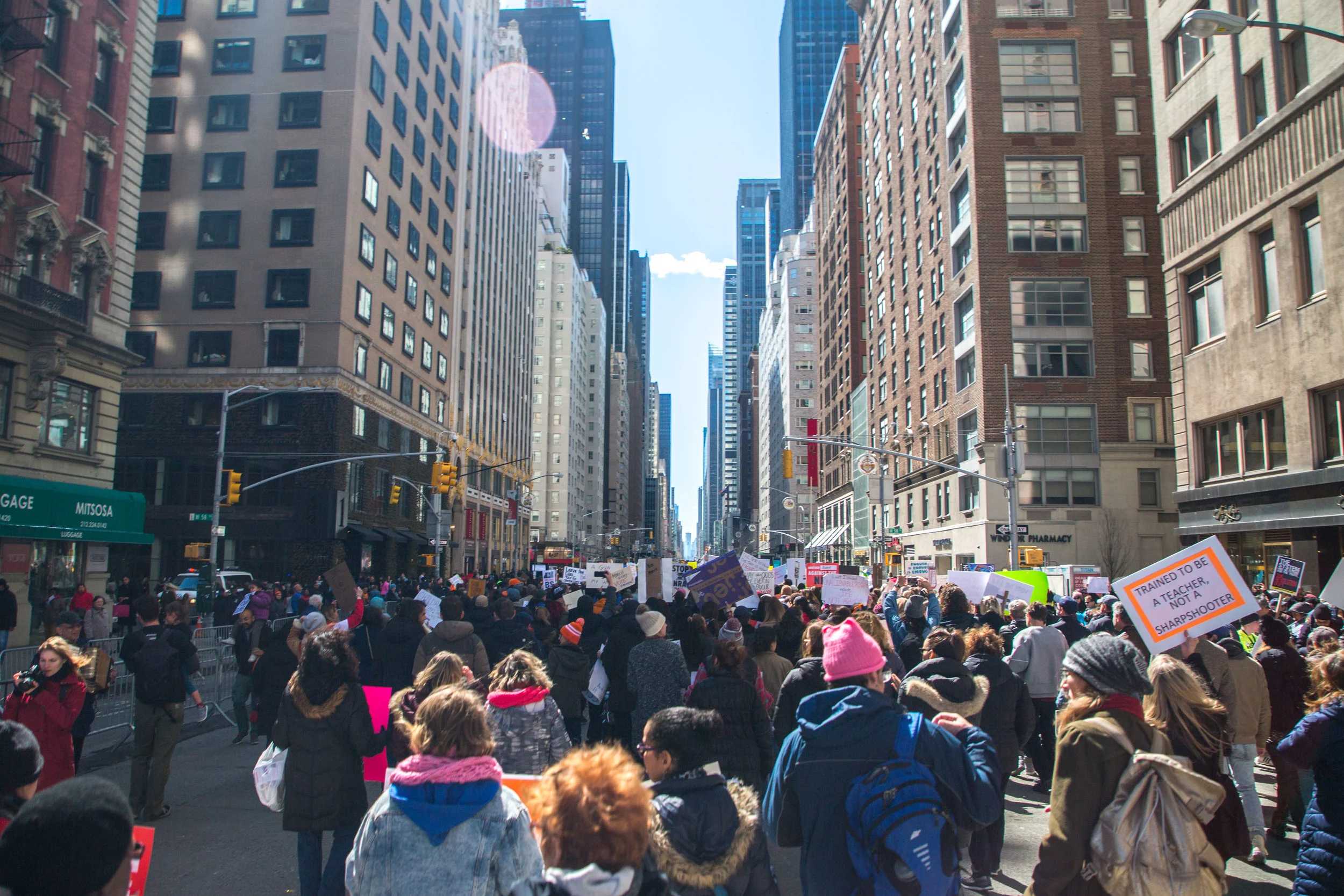Over 200,000 protesters came out to protest the NRA in favor of Gun Reform. AG Eric Schneiderman joined the march.