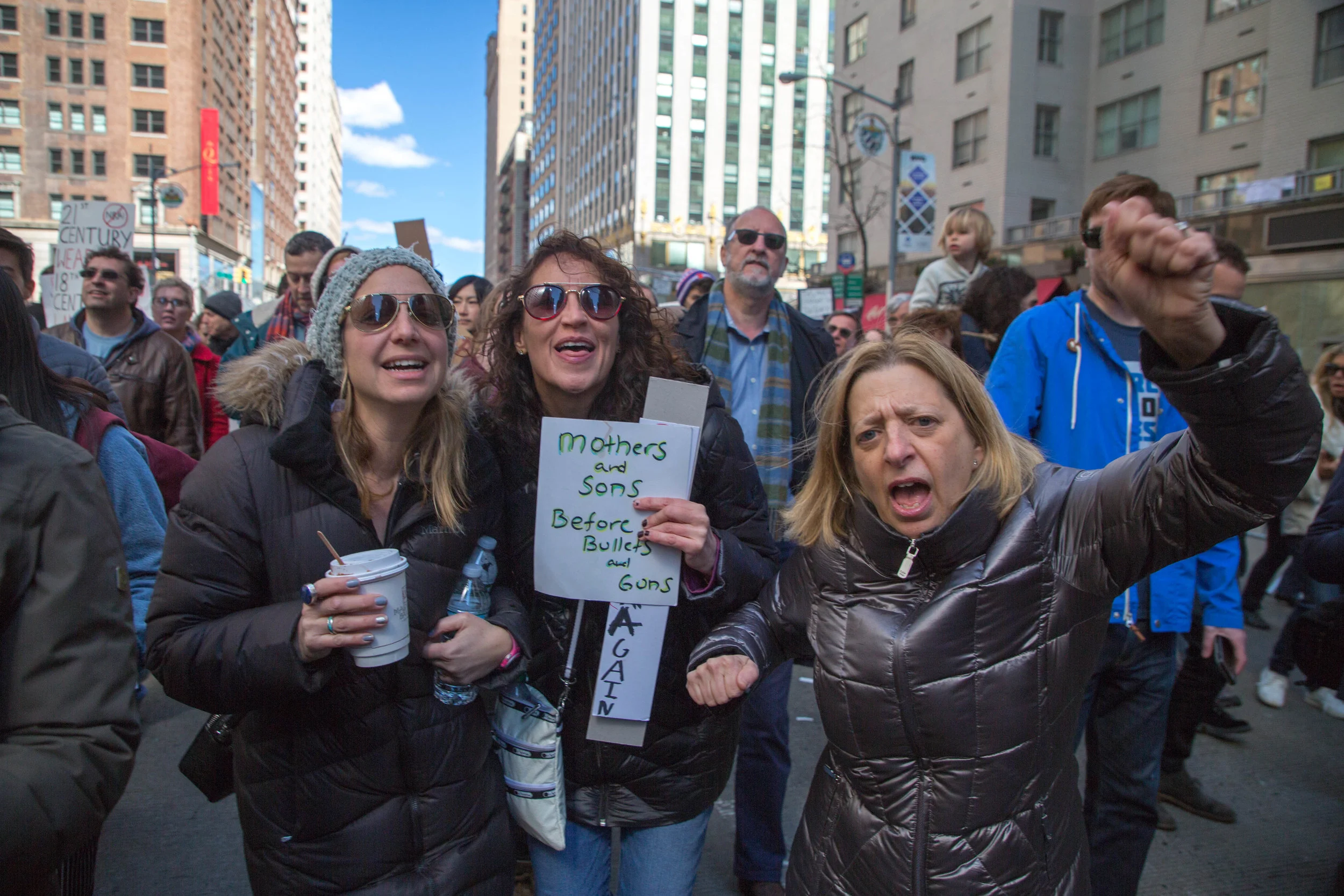 Over 200,000 protesters came out to protest the NRA in favor of Gun Reform. AG Eric Schneiderman joined the march.