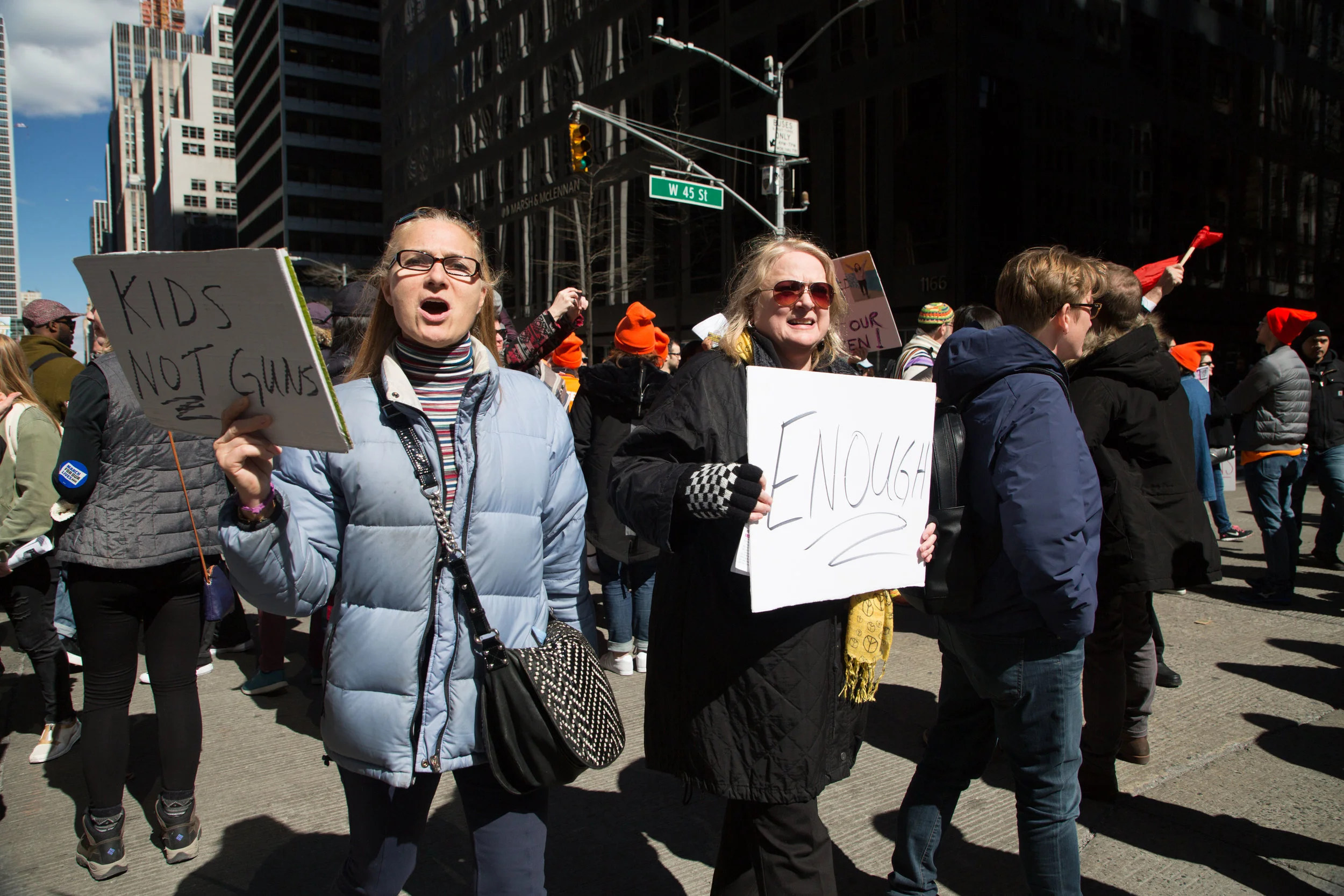 Over 200,000 protesters came out to protest the NRA in favor of Gun Reform. AG Eric Schneiderman joined the march.