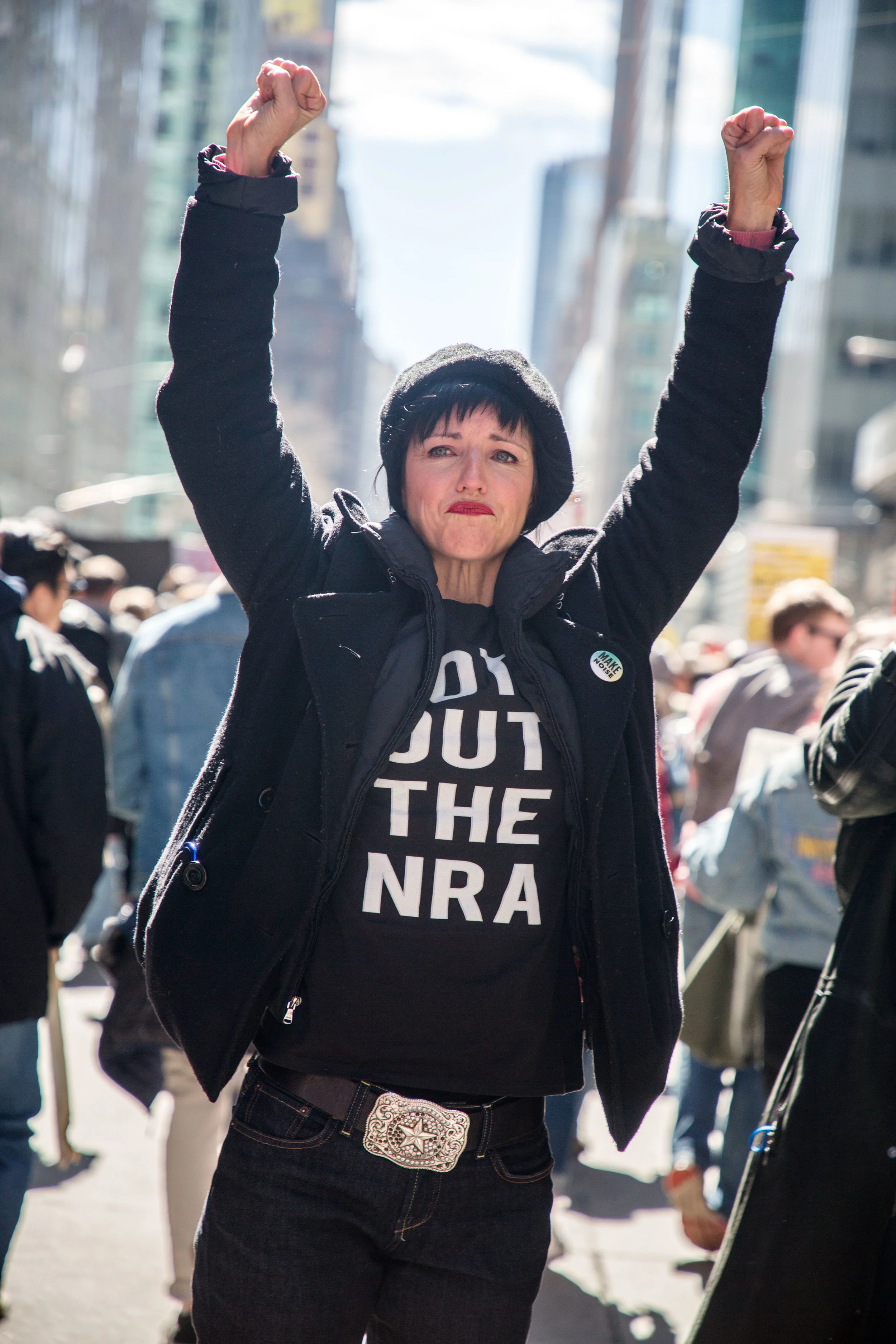 Over 200,000 protesters came out to protest the NRA in favor of Gun Reform. AG Eric Schneiderman joined the march.
