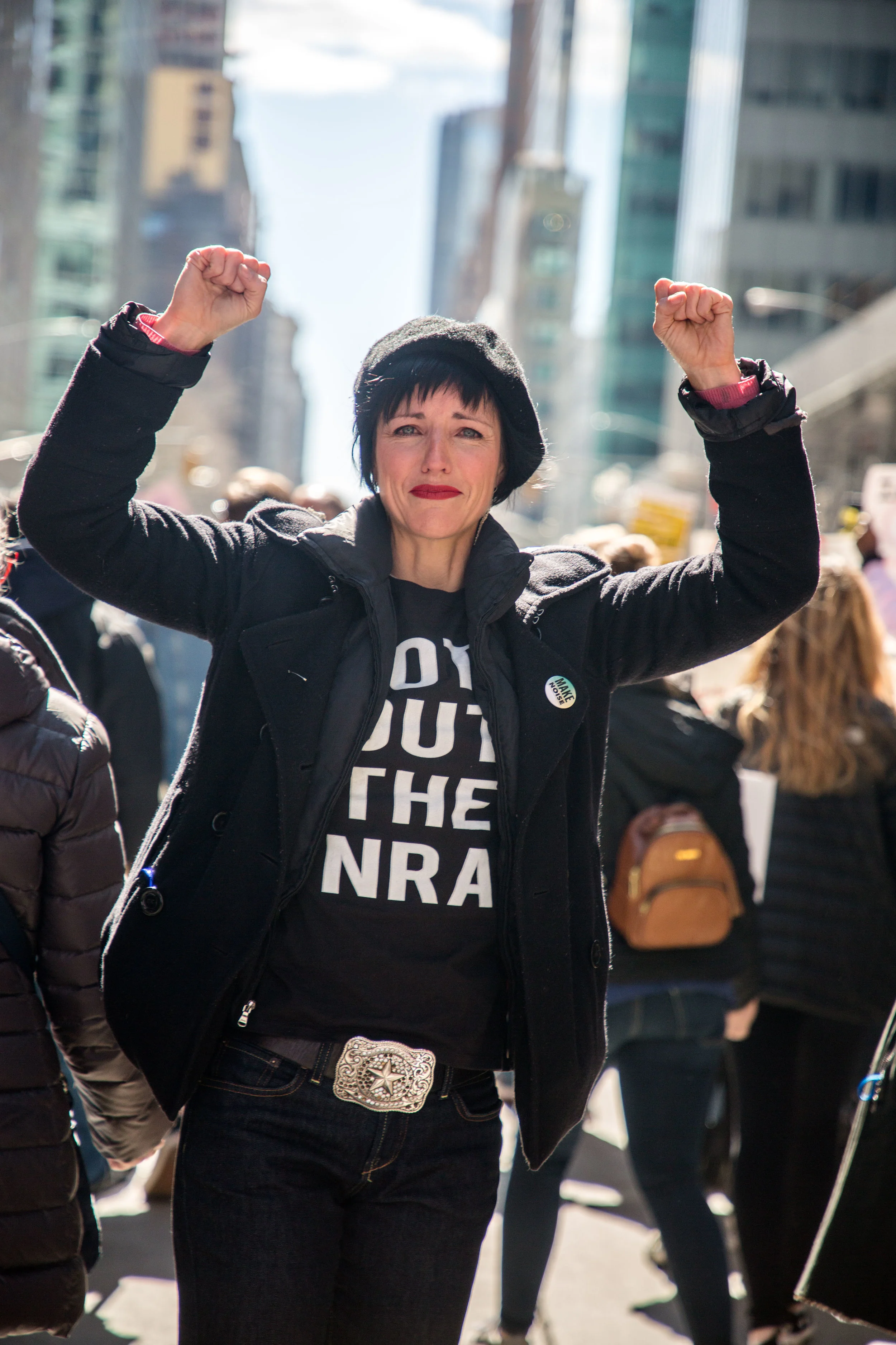 Over 200,000 protesters came out to protest the NRA in favor of Gun Reform. AG Eric Schneiderman joined the march.