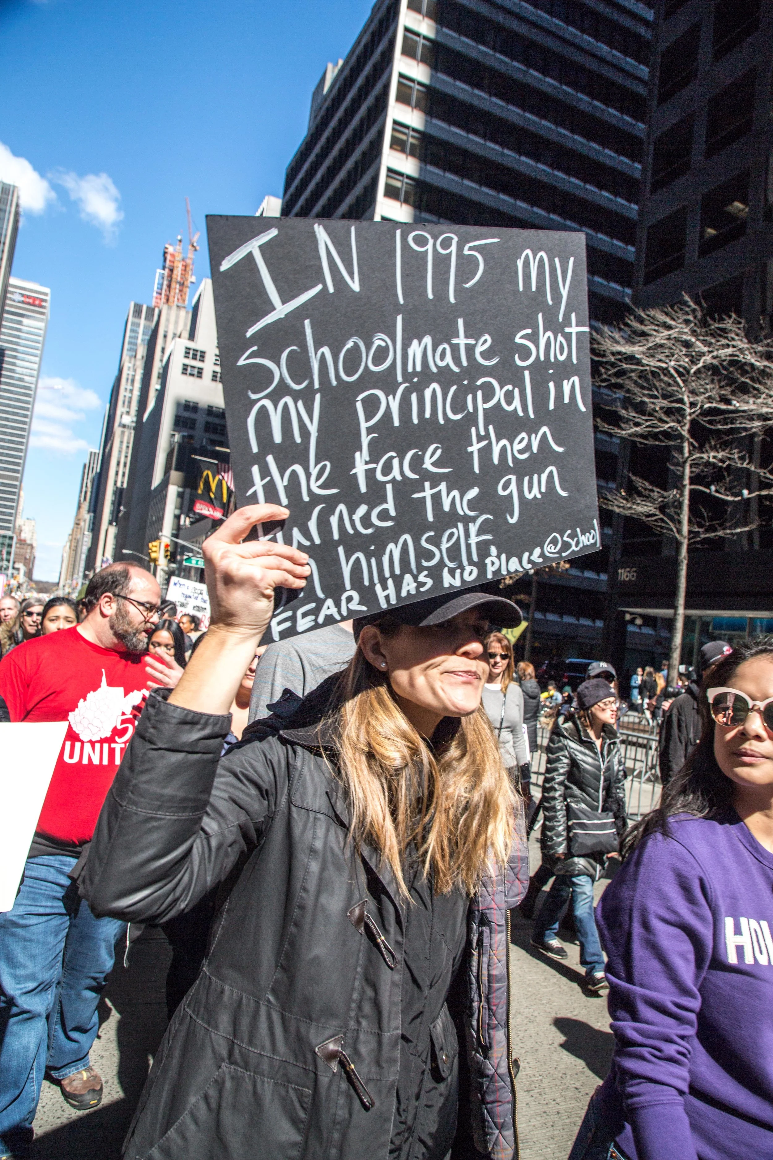 Over 200,000 protesters came out to protest the NRA in favor of Gun Reform. AG Eric Schneiderman joined the march.