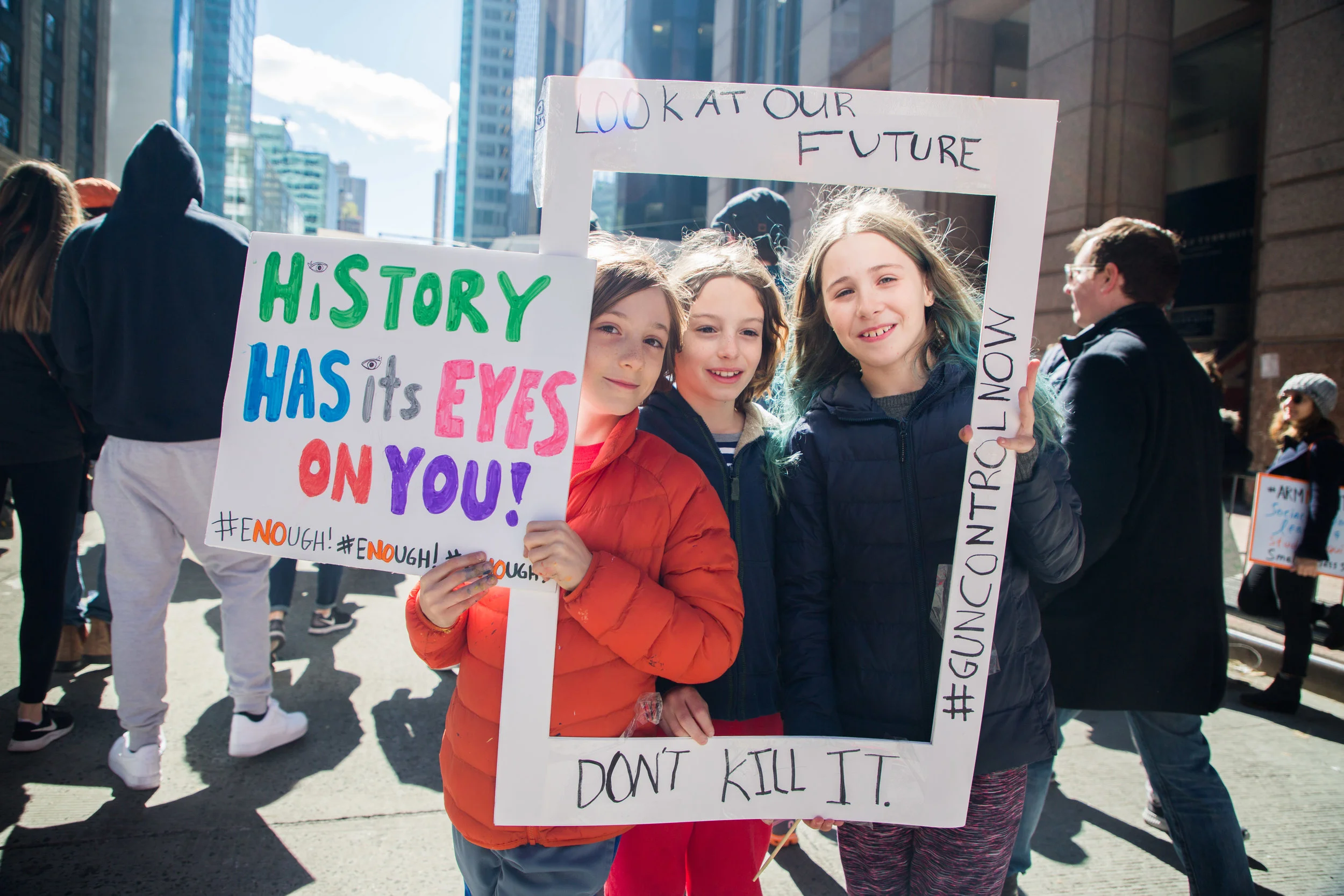Over 200,000 protesters came out to protest the NRA in favor of Gun Reform. AG Eric Schneiderman joined the march.