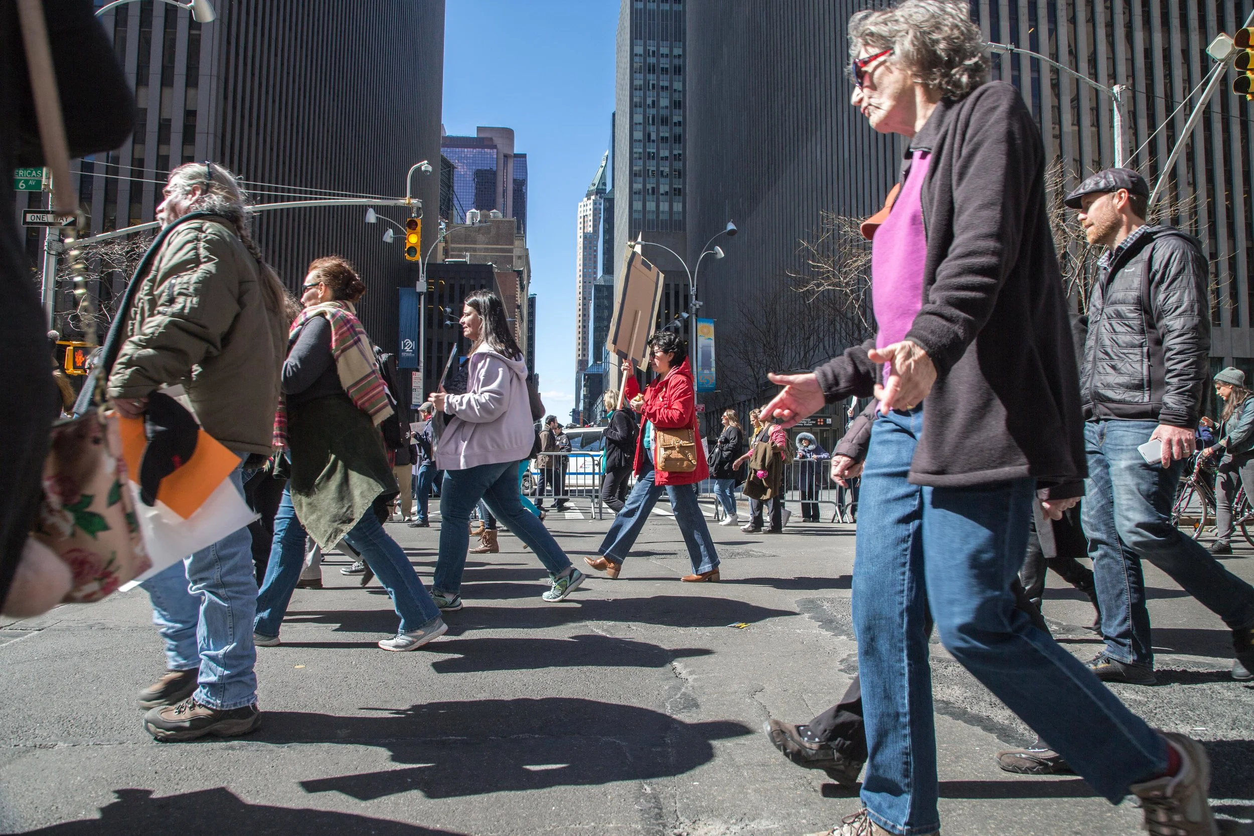 Over 200,000 protesters came out to protest the NRA in favor of Gun Reform. AG Eric Schneiderman joined the march.
