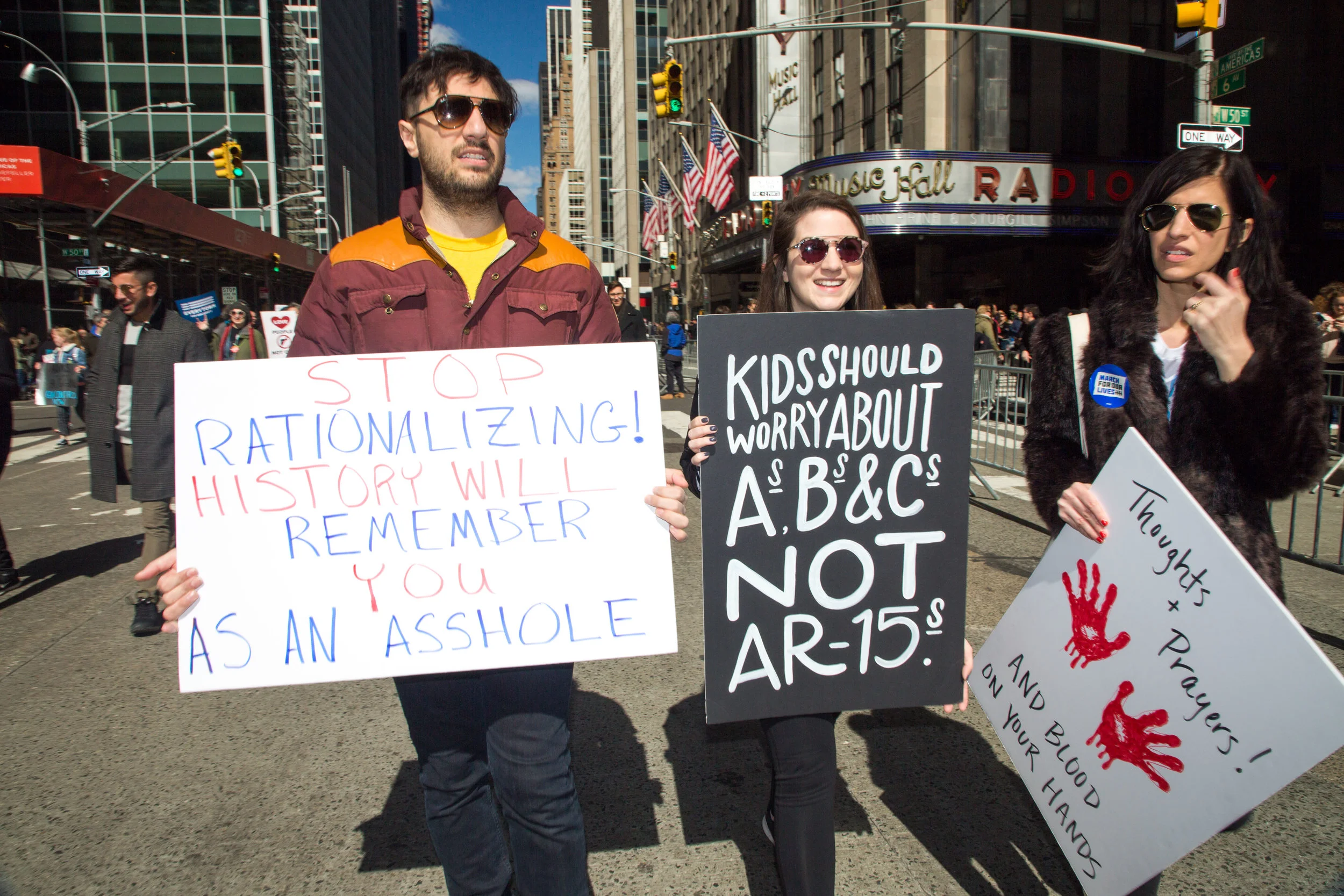 Over 200,000 protesters came out to protest the NRA in favor of Gun Reform. AG Eric Schneiderman joined the march.