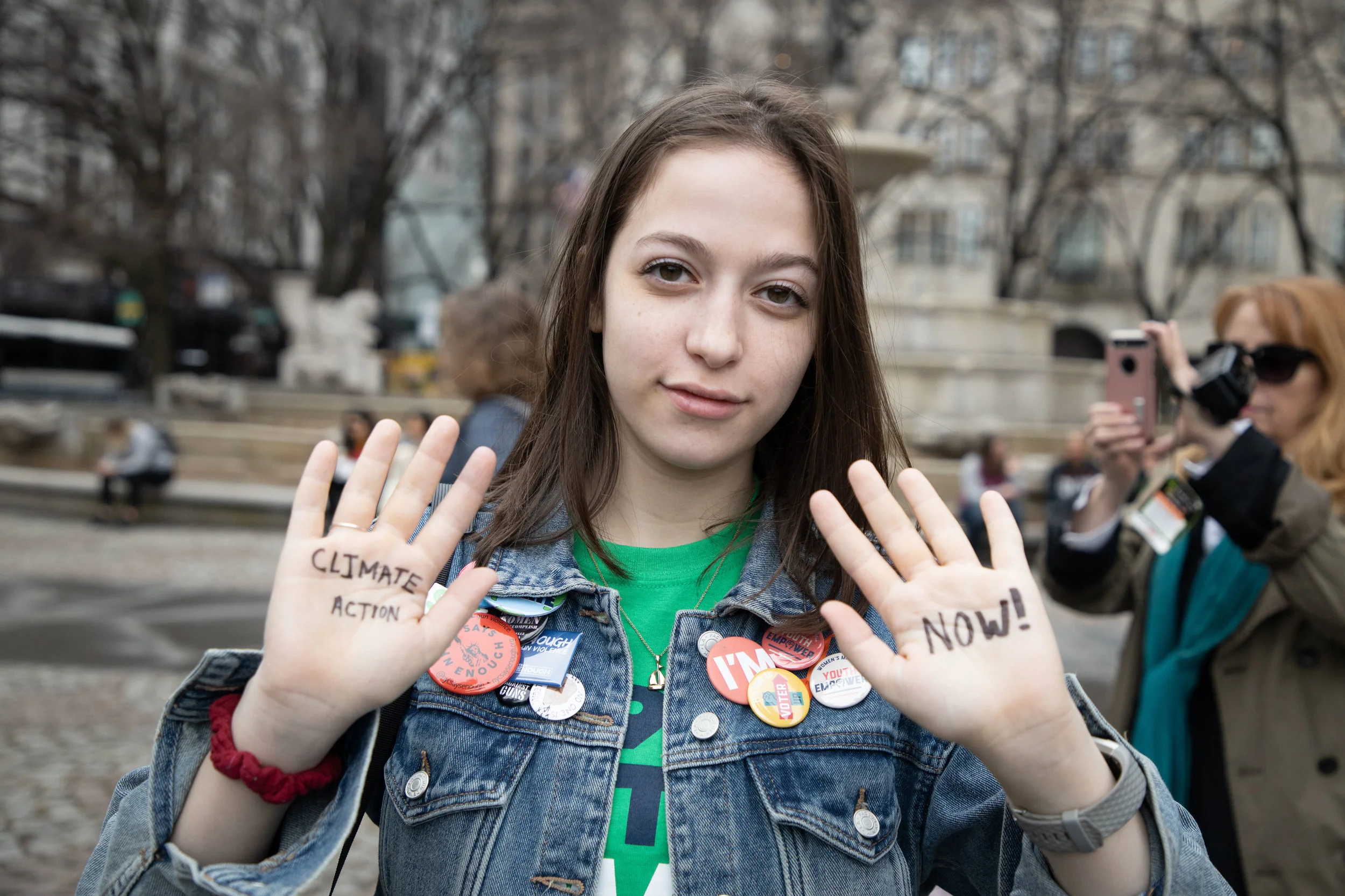 Sit-in at Koch Brothers organized by March On and Katie Eder
