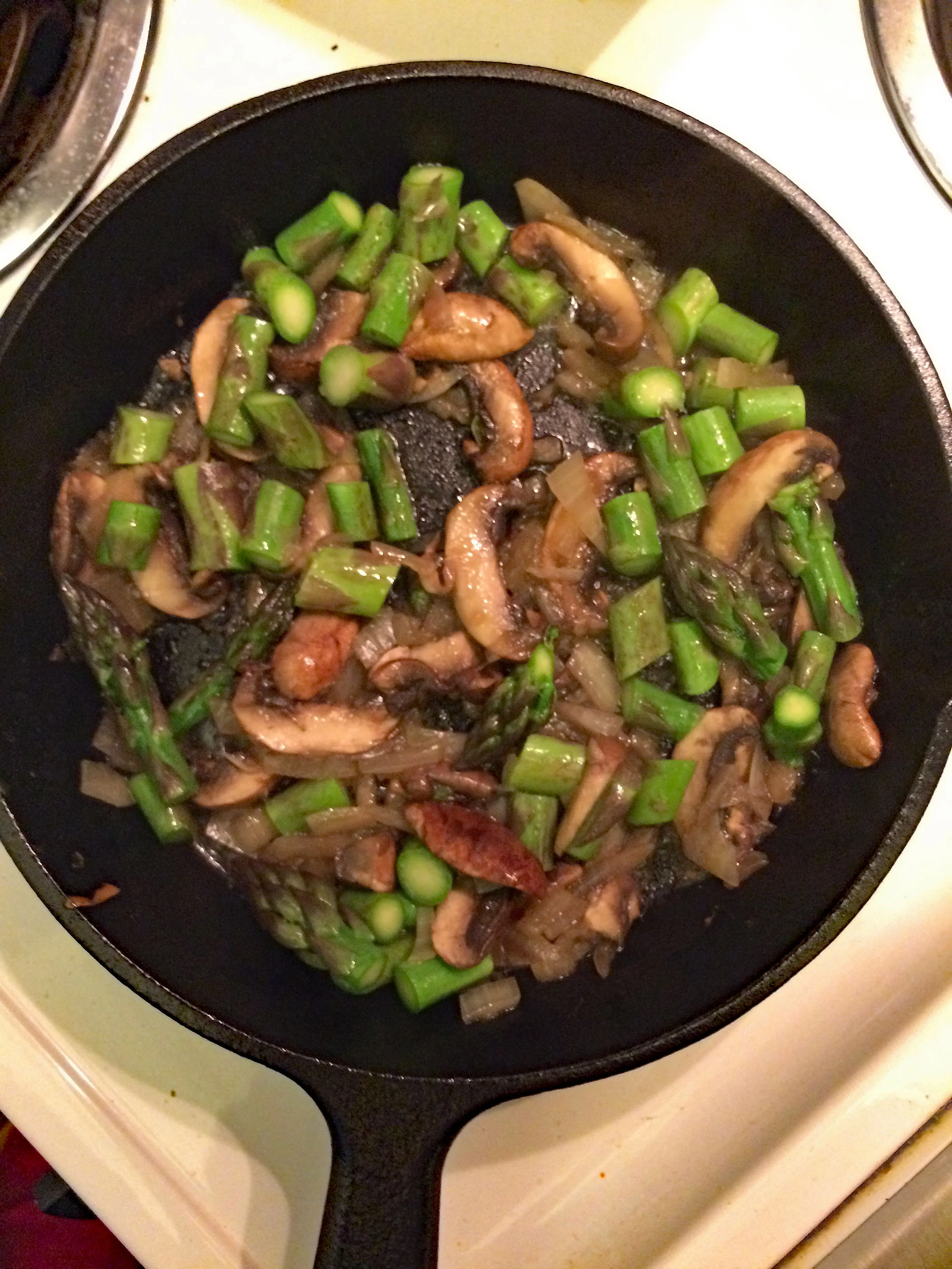 Asparagus Mushroom Frittata