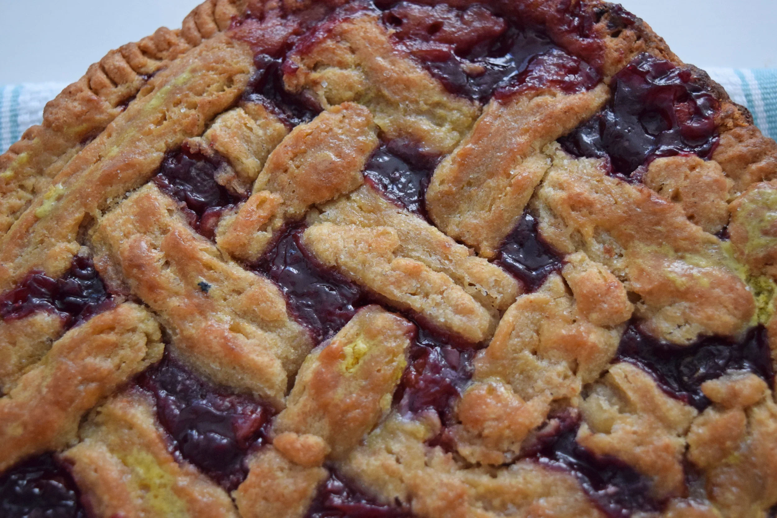 cherry bourbon pie