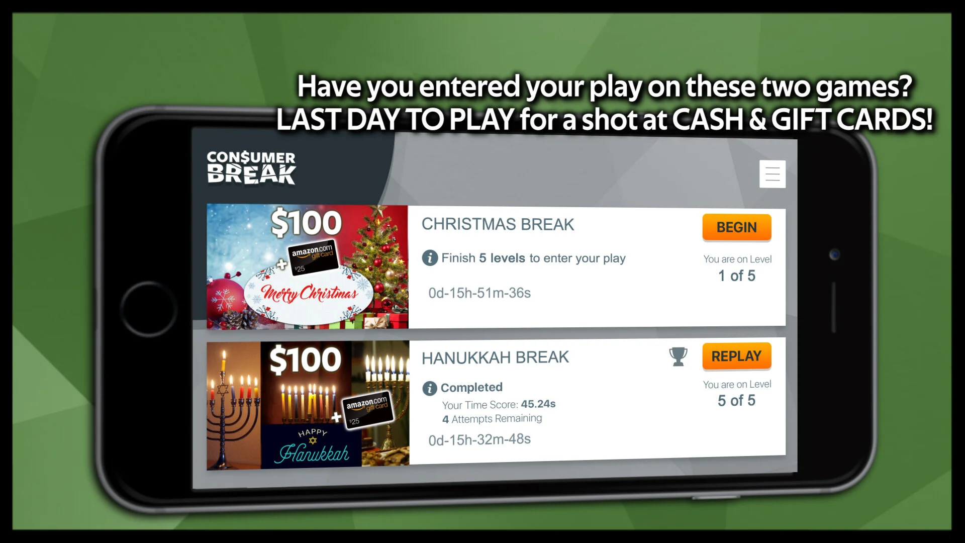 1-LEVEL GAME 1-Day Contest