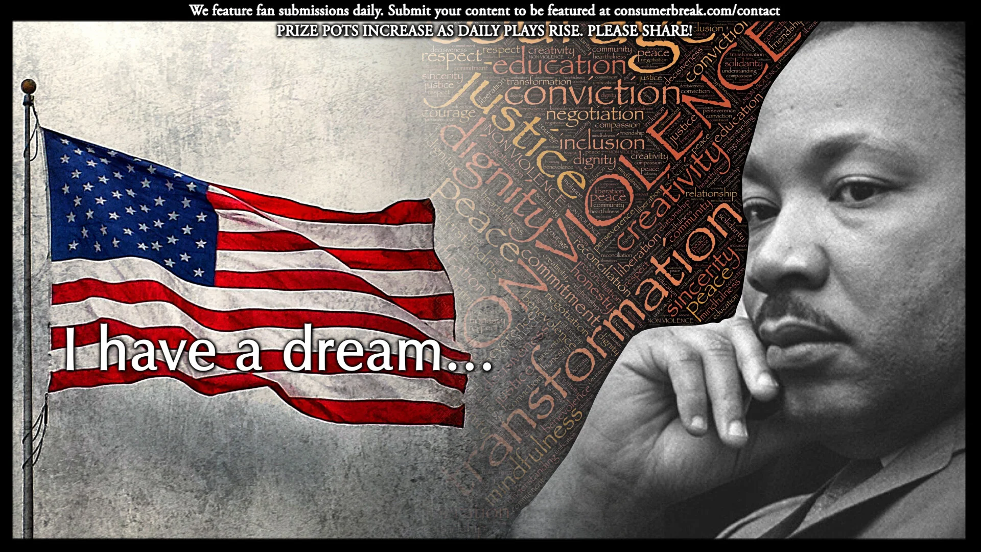 1-LEVEL GAME 1-Day Contest#MartinLutherKingDay