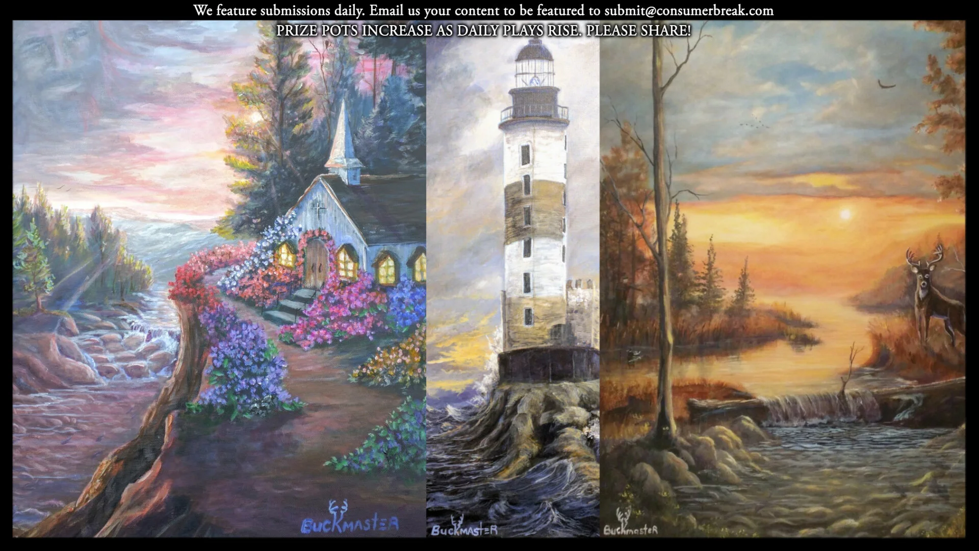 1-LEVEL GAME 1-Day ContestArt by Buckmaster Art