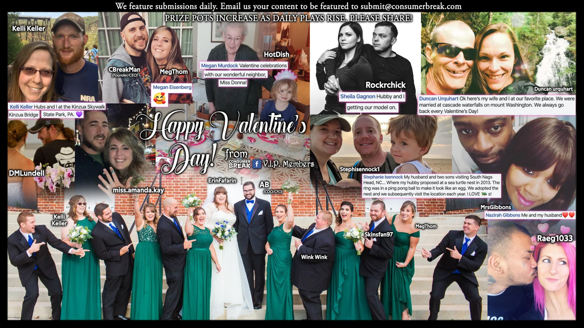 1-LEVEL GAME 1-Day ContestJoin our private Facebook community for perks! facebook.com/groups/consumerbreakvip