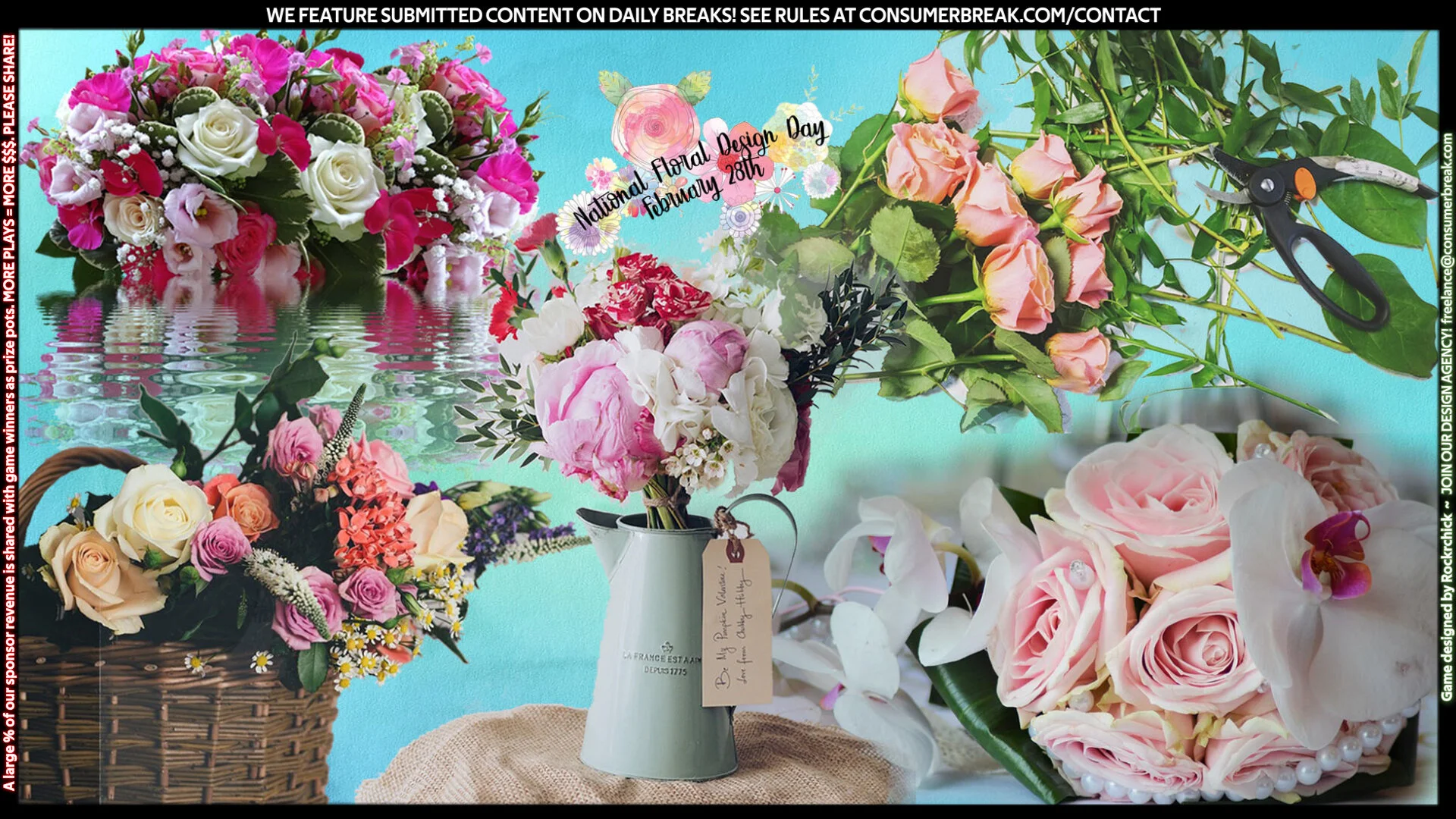 1-LEVEL GAME 1-Day Contest#FloralDesignDay