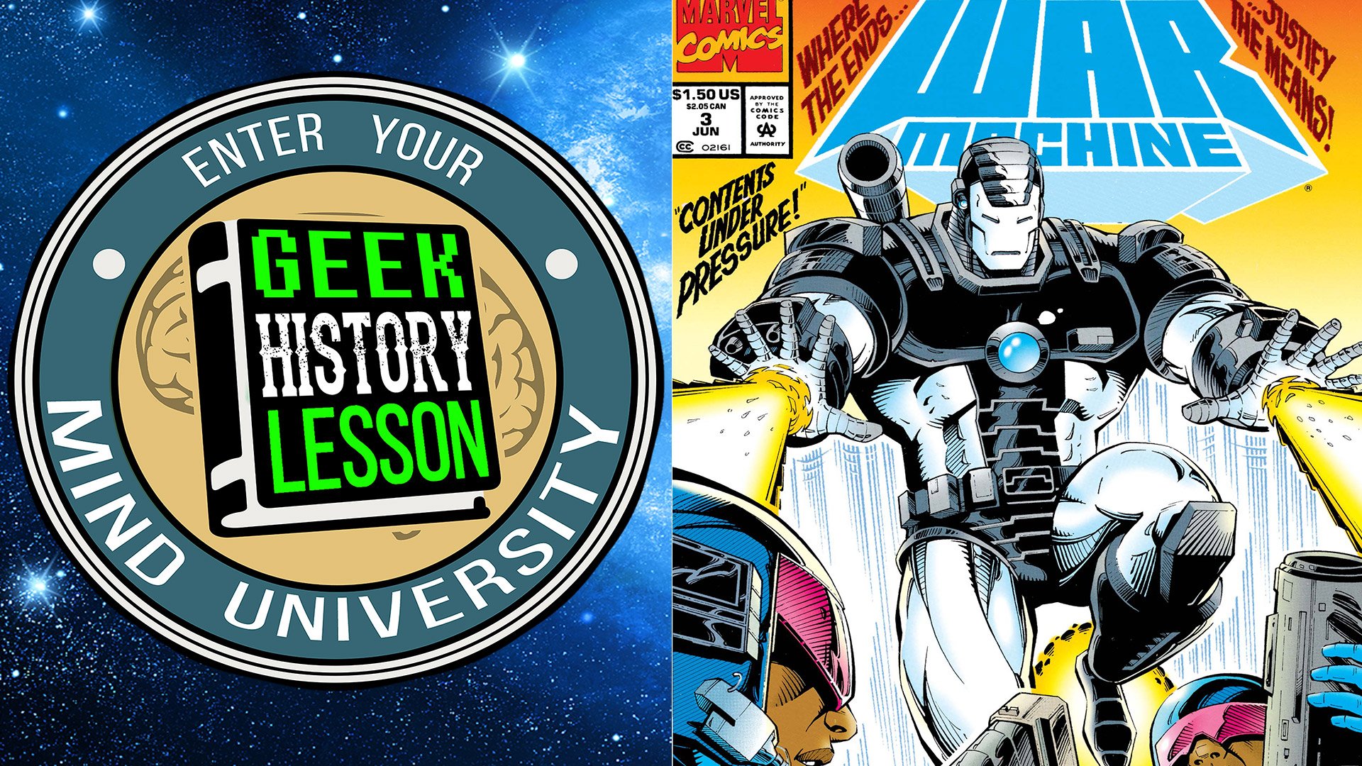 GHL 468 - War Machine (James Rhodes) — Geek History Lesson