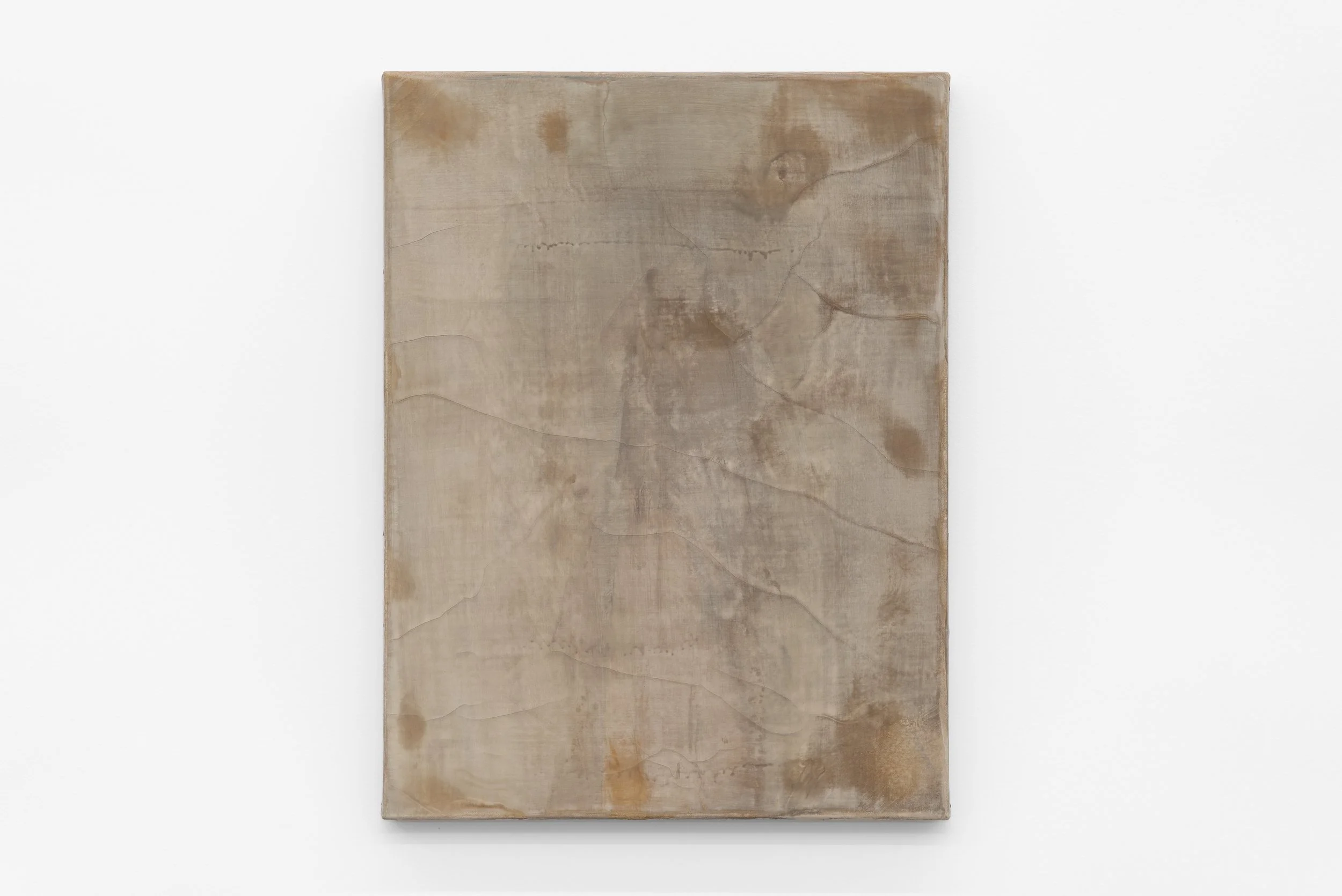    Soft Center     2025   Distemper on canvas over aluminum stretcher   24 × 18 in  