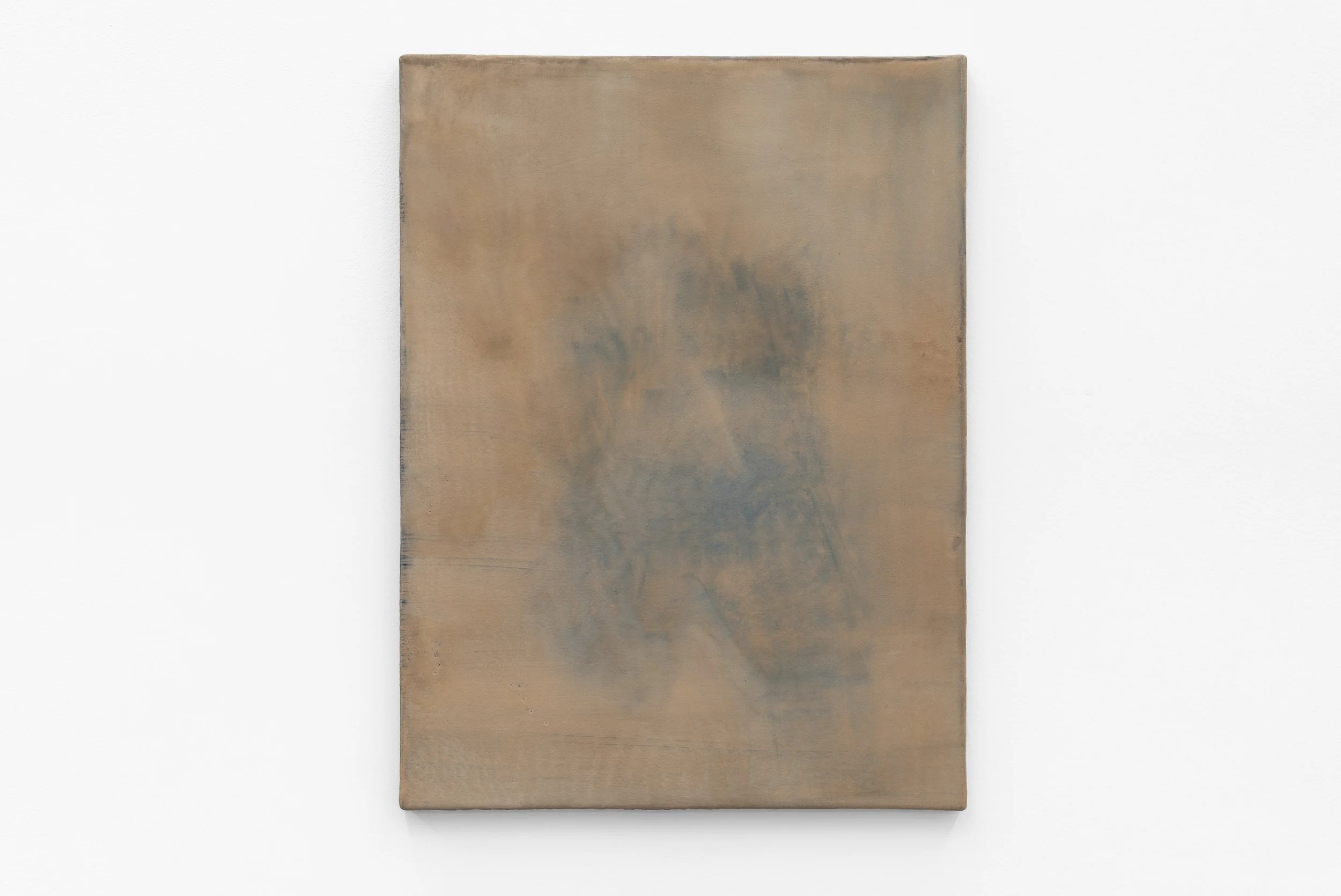    Body Blind     2025   Distemper on linen over panel   16 × 12 in  