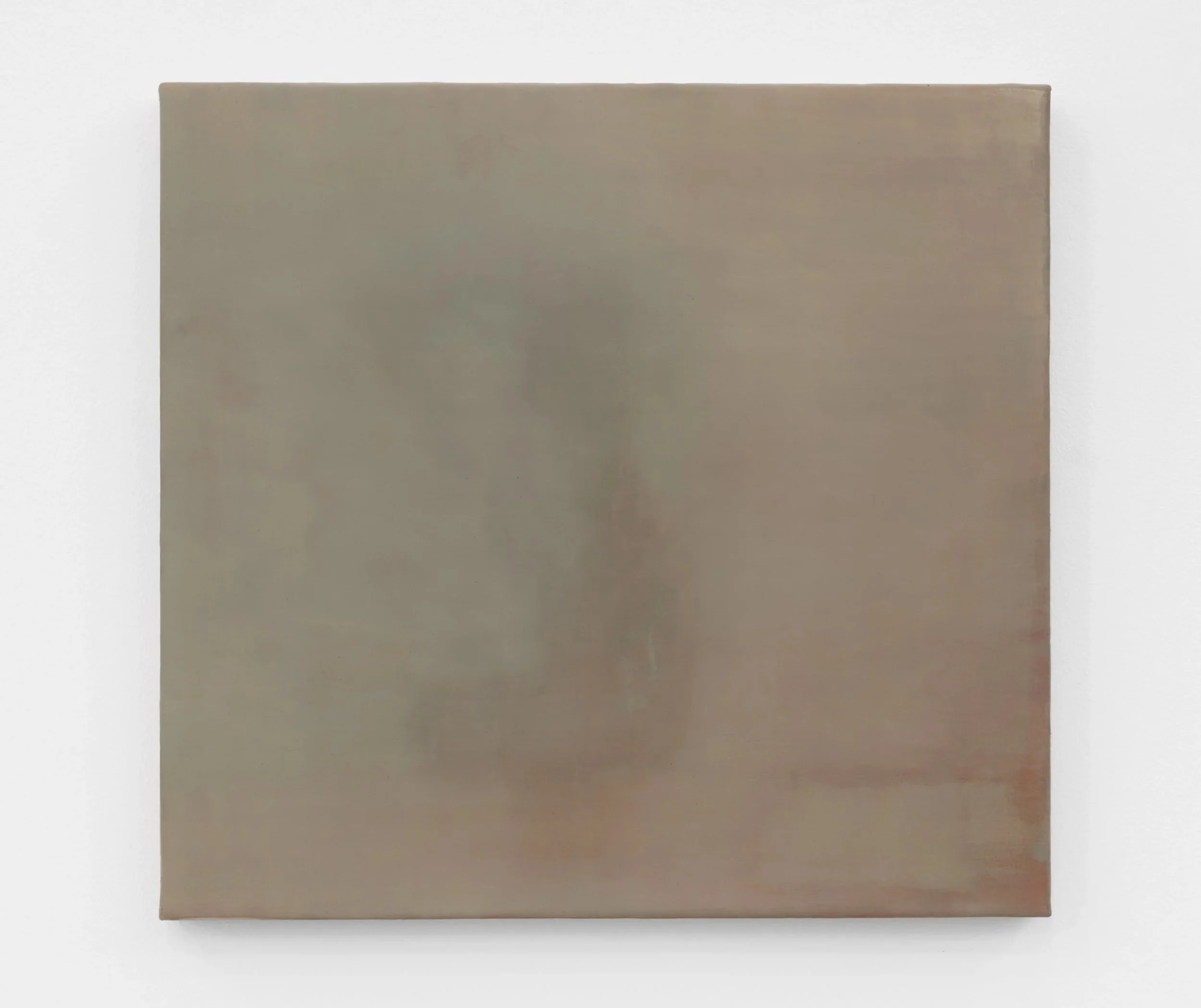   See It Through     2025   Distemper on linen over panel   15 × 16 in  