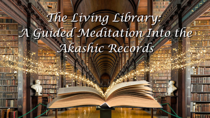 THE LIVING LIBRARY: A GUIDED JOURNEY INTO THE AKASHIC RECORDS (ONLINE)