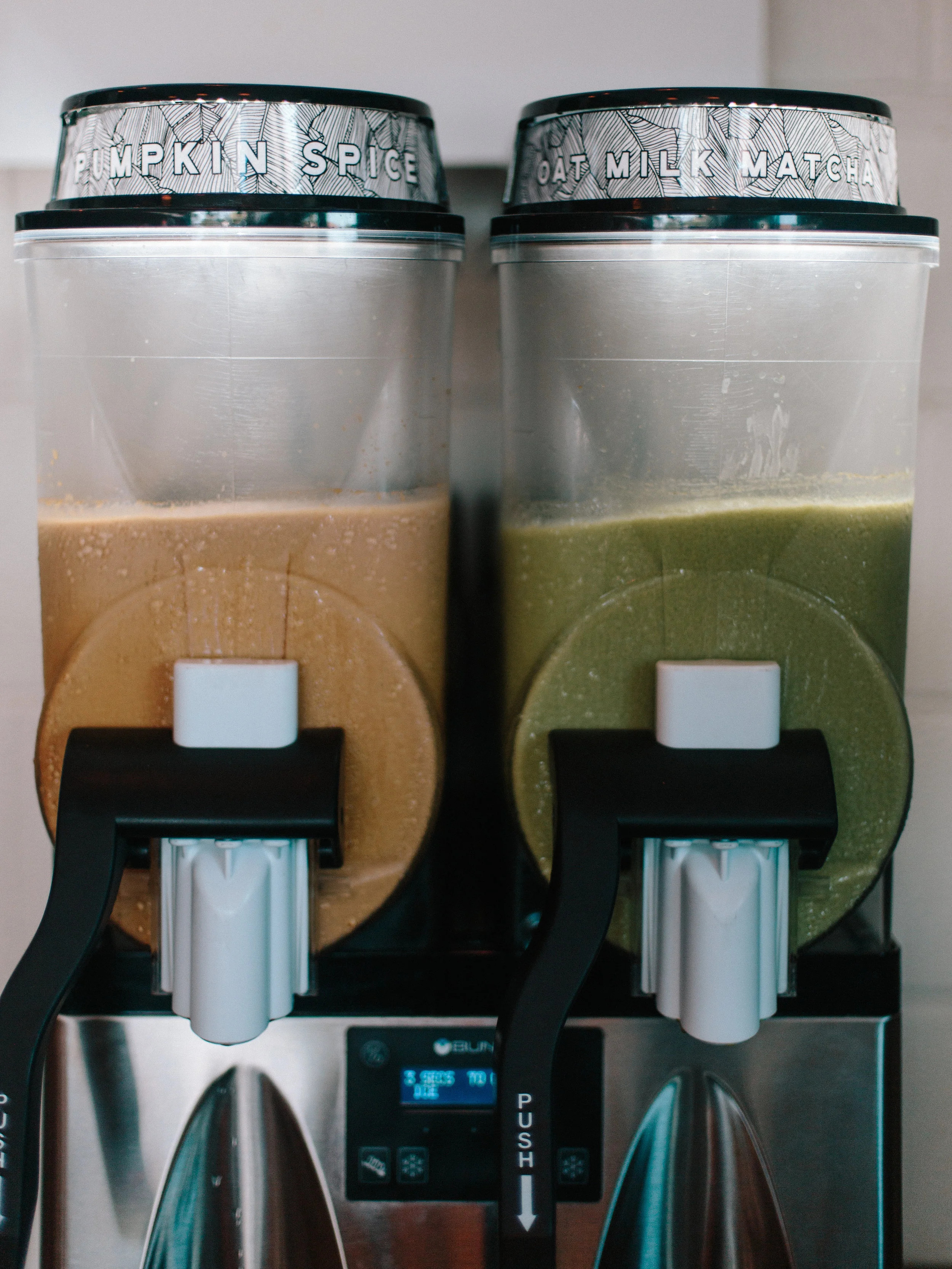 Yes, you are seeing clearly and yes, these will definitely become your new “usual”. We’re bringing the fall vibes with a rotation of deliciously creamy and sweet frappe-style drinks. So good you’ll find yourself saying “What the Frappe!? *Available until 5pm*