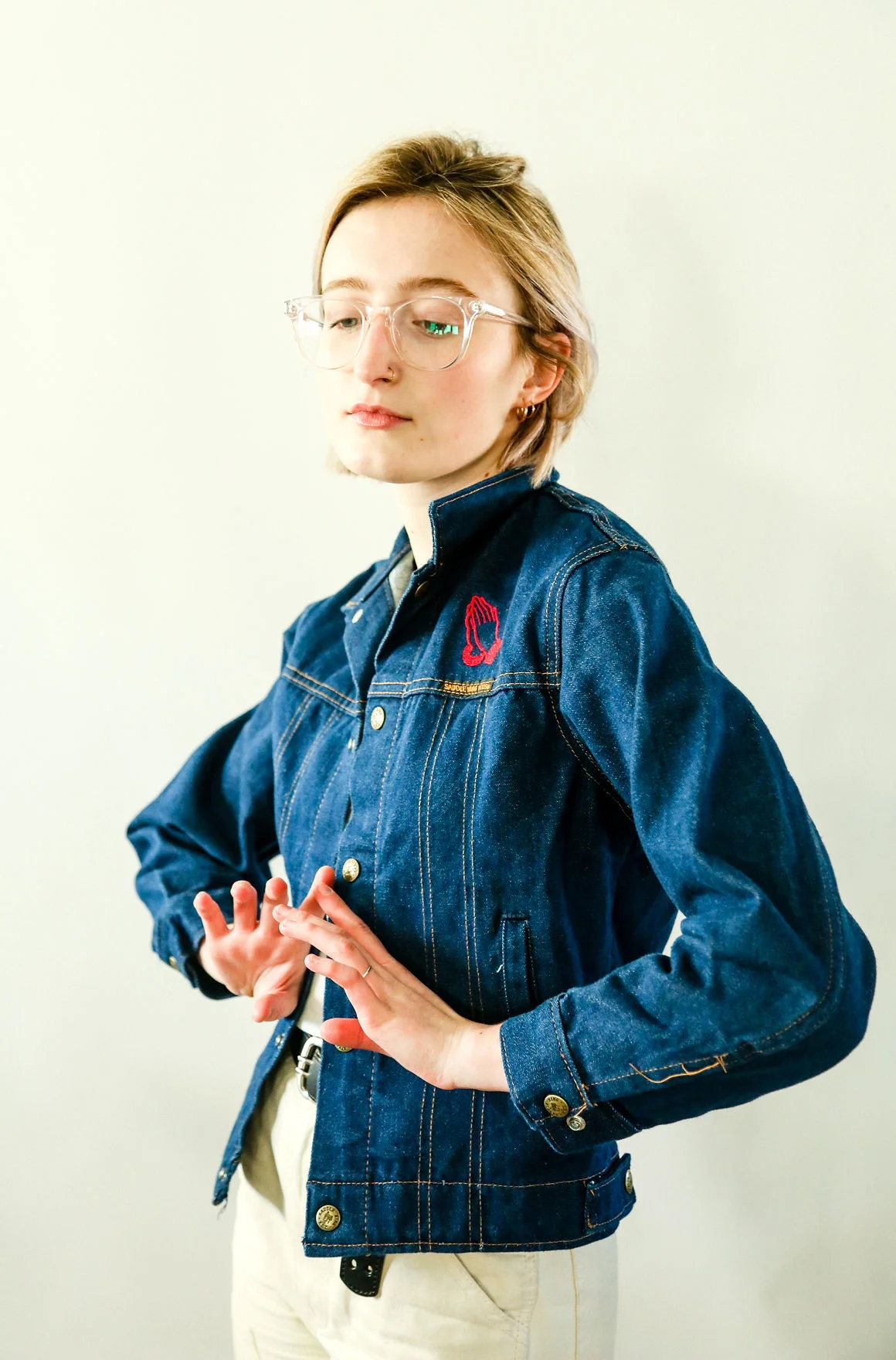 Saddle king denim jacket Clearance