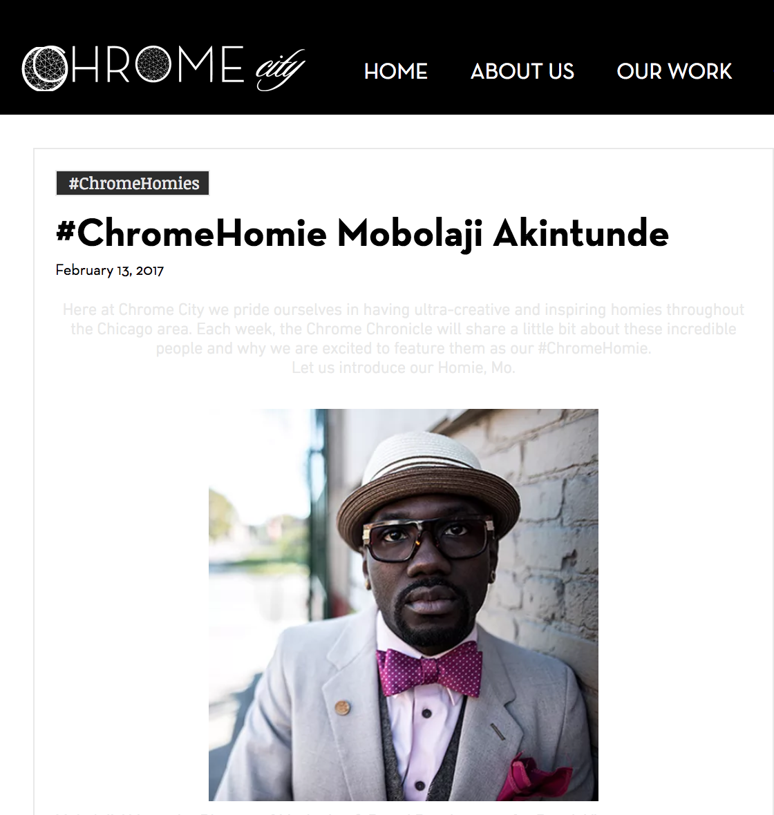 CHROMECITY.COM INTERVIEW