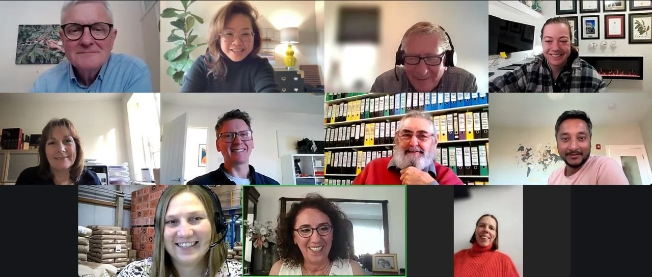 All ESTA directors on a Zoom call