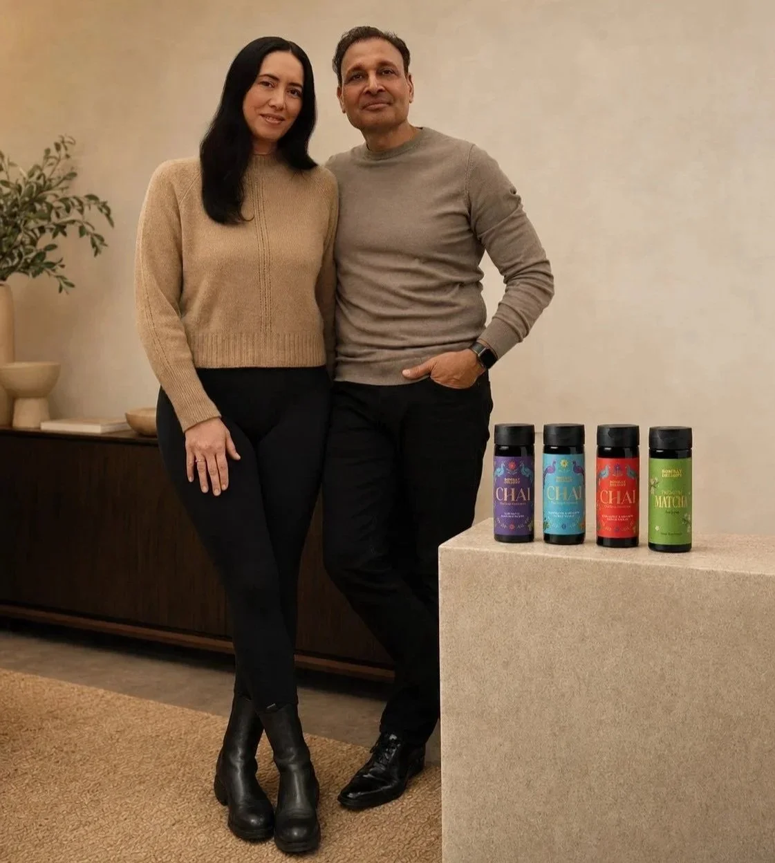 Bombay Delight Founder Amit and Lara