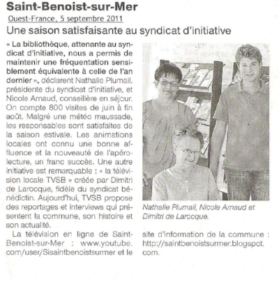 Ouest-France - 5 septembre 2011