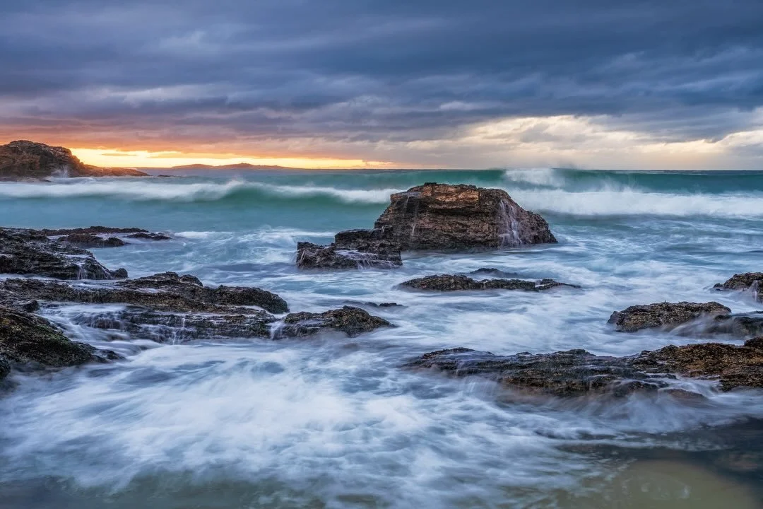 &ldquo;Stormy Morning&rdquo;
Sunrise / Mystery Bay, Far South Coast, NSW, Australia .

Fortunate enough to spend a few days at one of my fave camping spots recently - Mystery Bay,
AND squeeze in a sneaky, stormy sunrise!

A couple of days of awesome 
