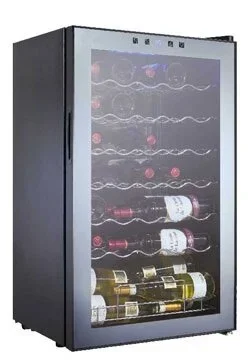 Cantinetta vino minibar 34 bottiglie con porta a specchio
