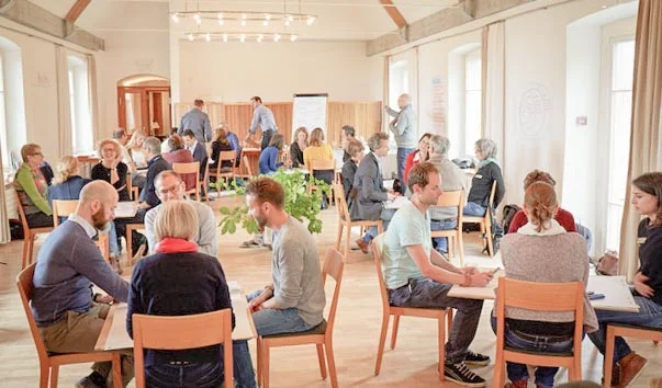 Eindrücke einer anderen e7° storytelling Veranstaltung (Thomas Ghelfi).