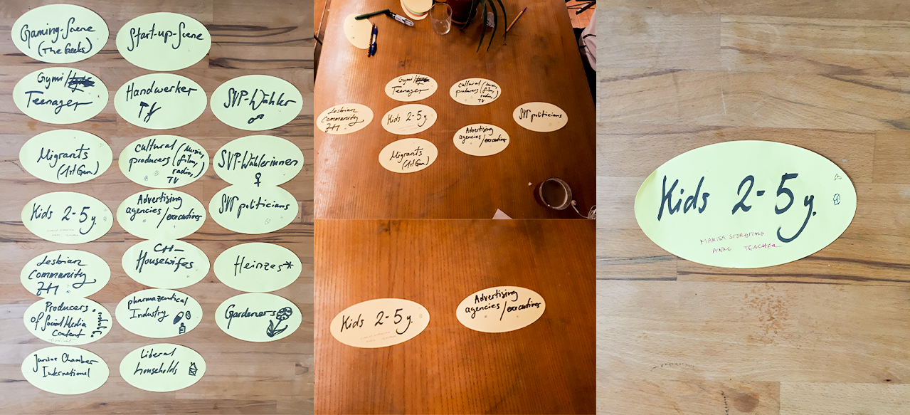 Work in progress: Finding the target group!