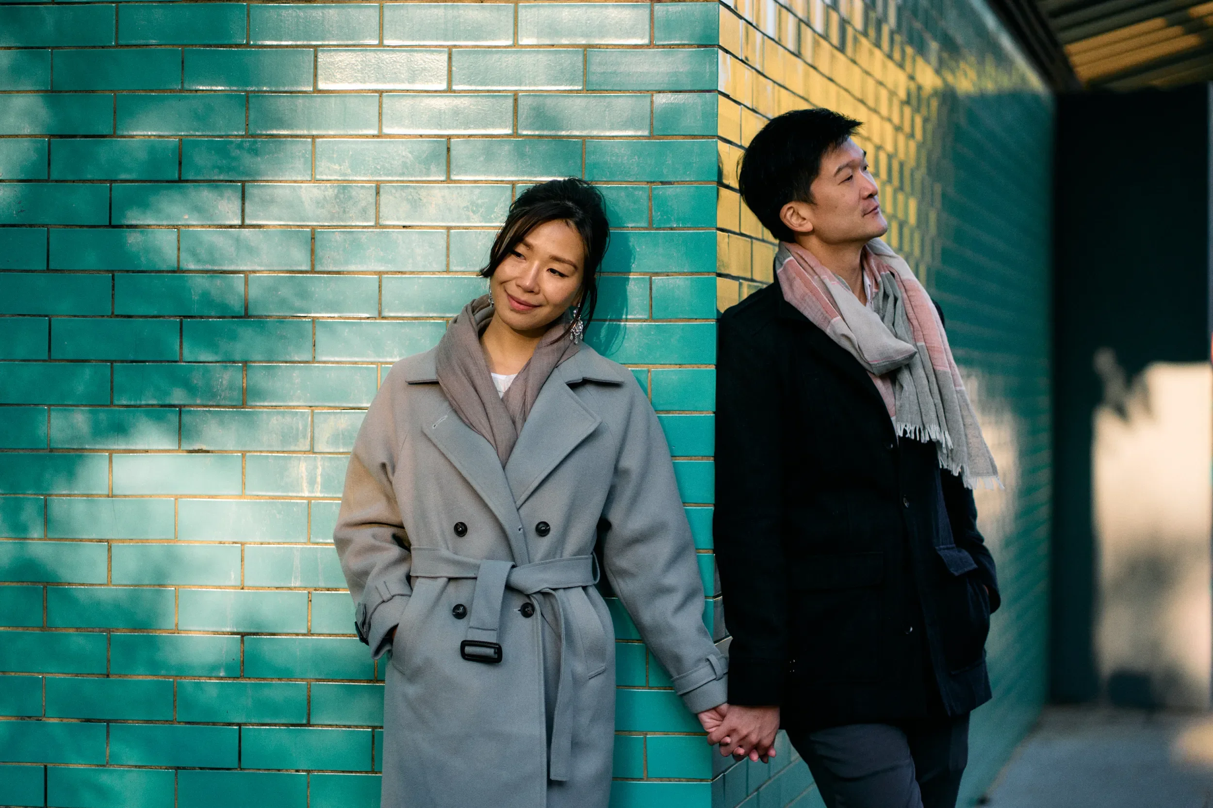 A couples vacation photoshoot in Notting Hill, London
