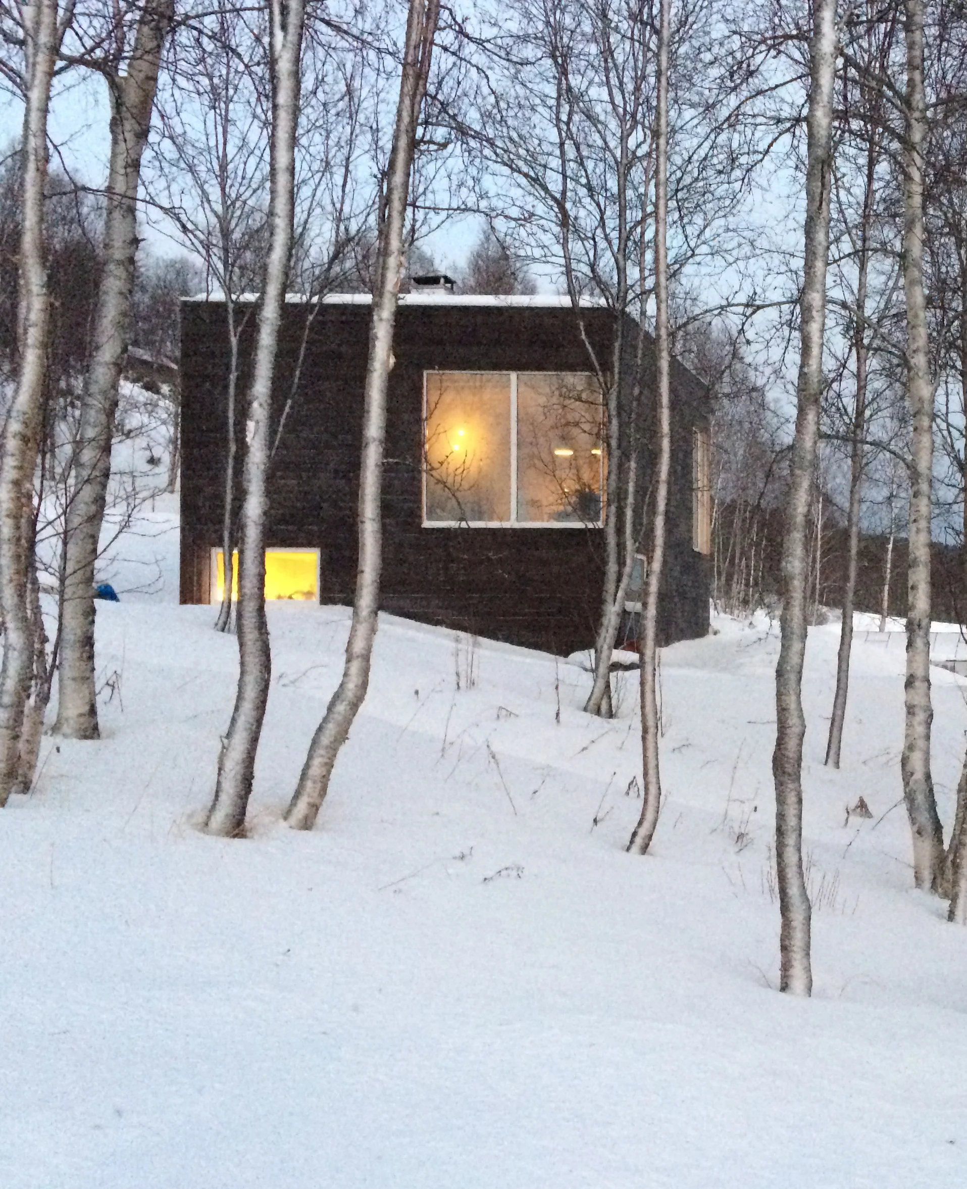 Fasade, arkitekttegnet enebolig, Ål i Hallingdal